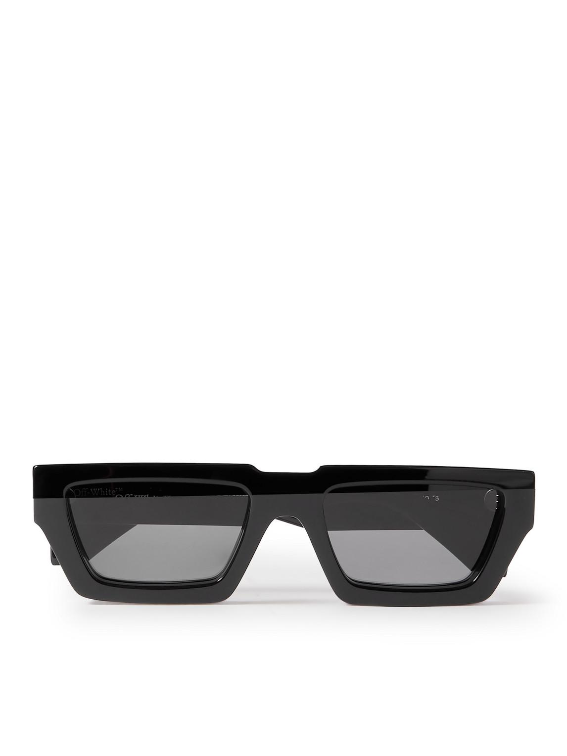 Off-White Virgil Square-Frame Black Sunglasses