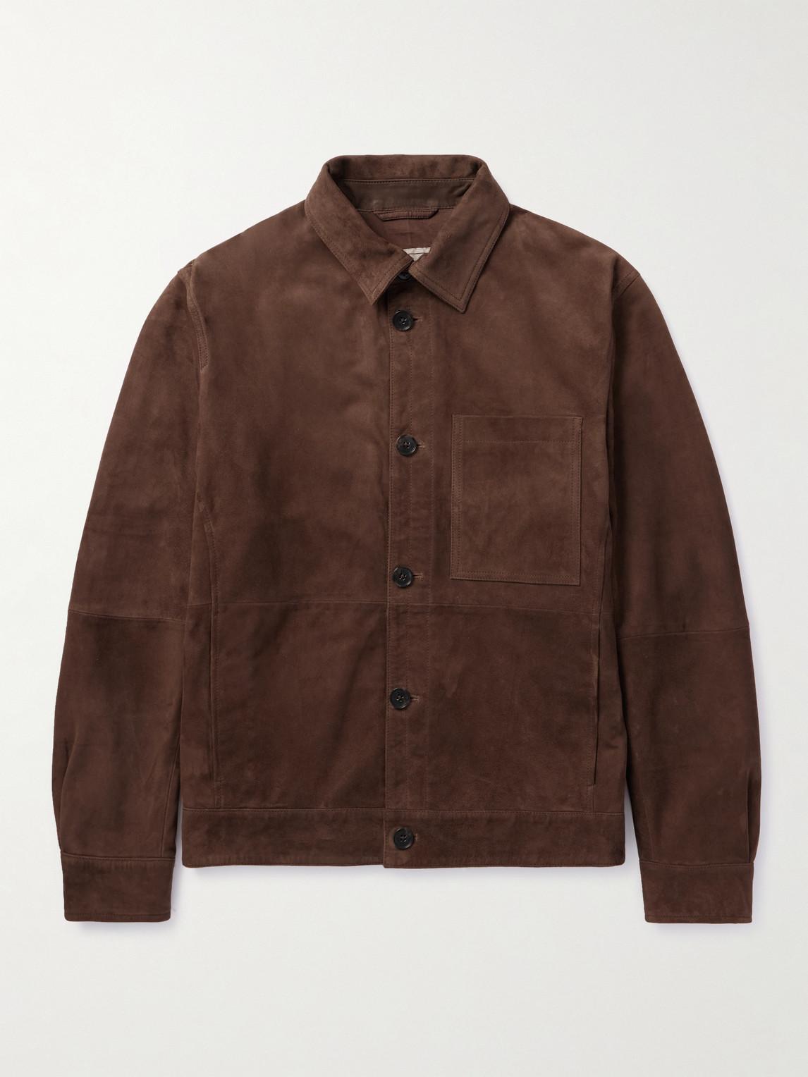 Suede Shirt Jacket