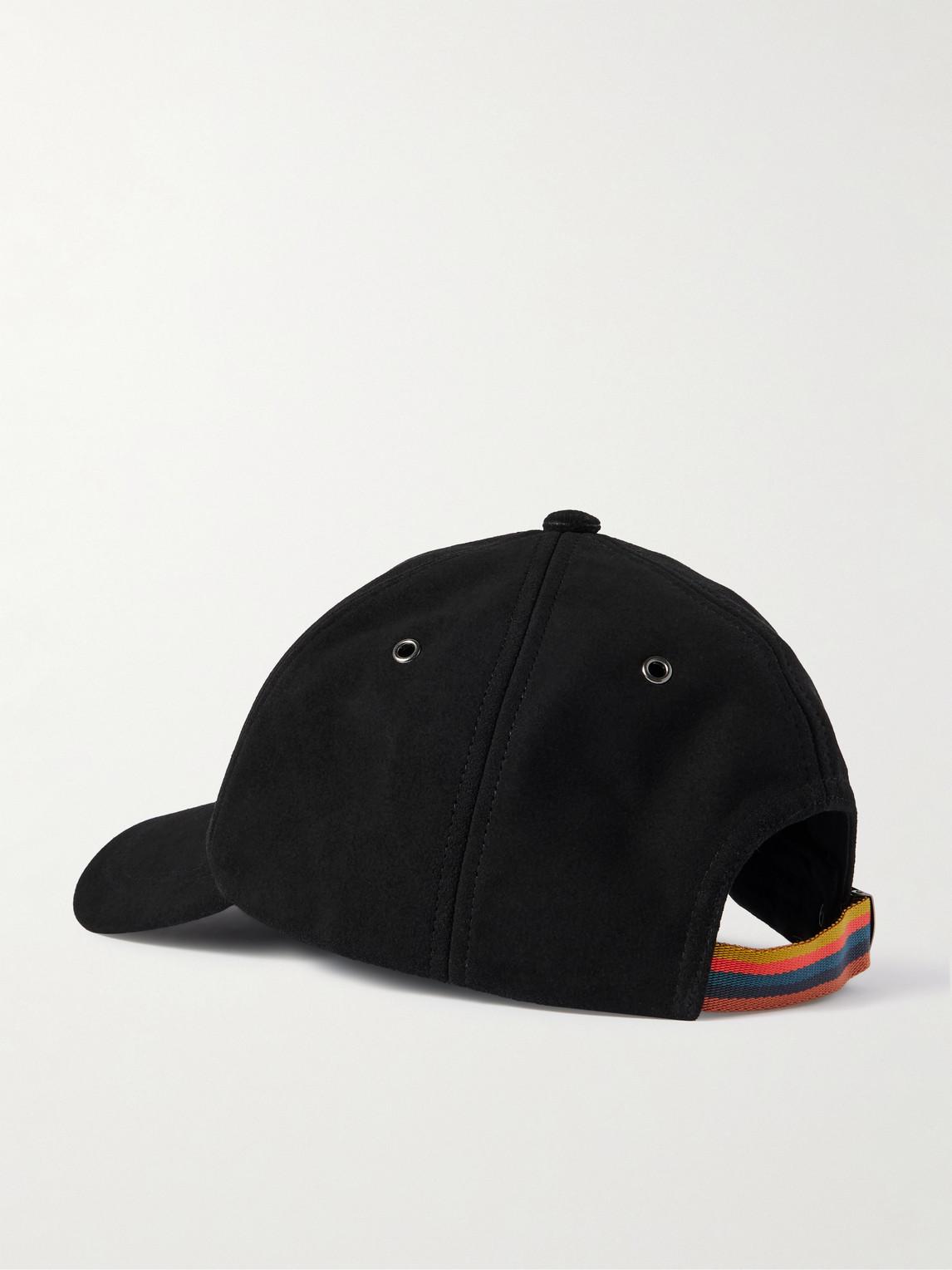 Paul Smith Suede Baseball Cap in Black Lyst UK