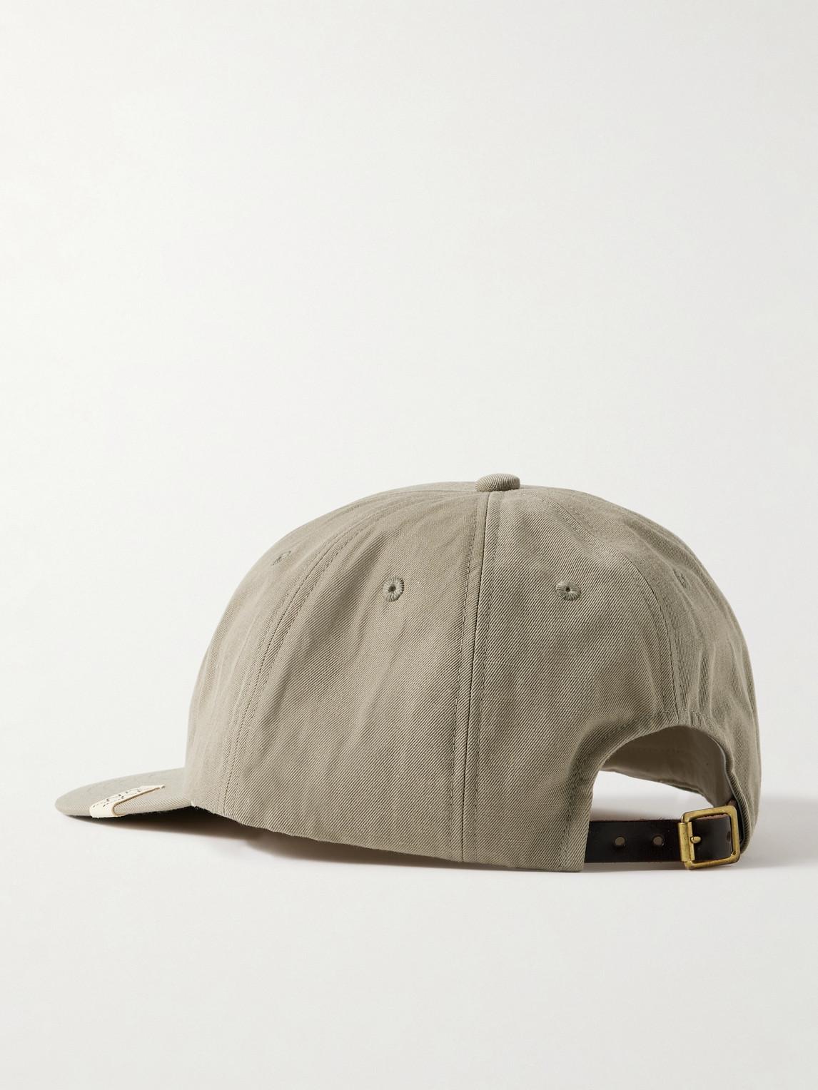 Visvim Excelsior Ii Leather-Trimmed Logo-Embroidered Wool