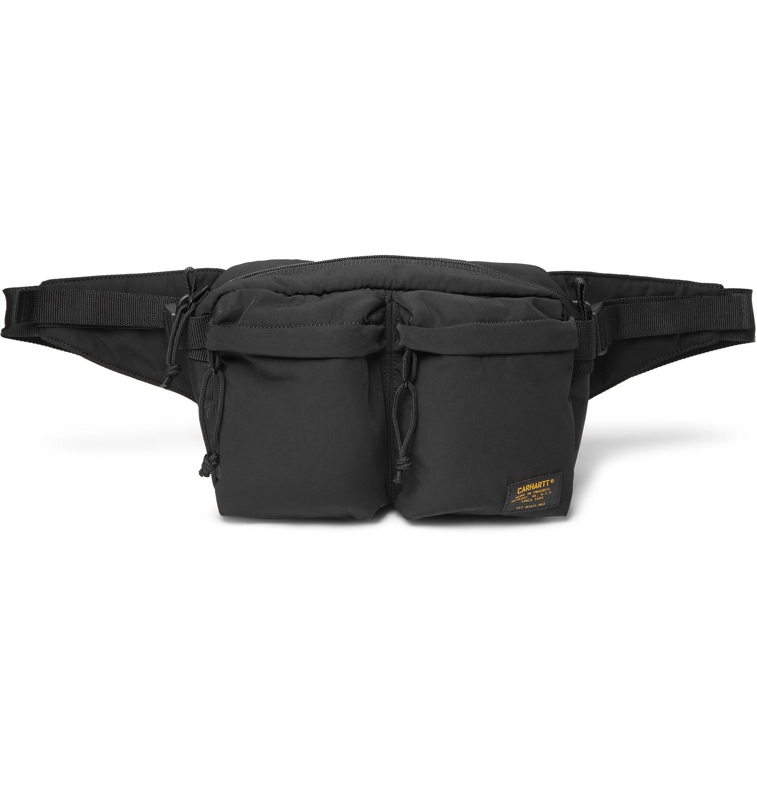 Carhartt WIP Military Twill And Canvas Belt Bag in Black for Men Lyst