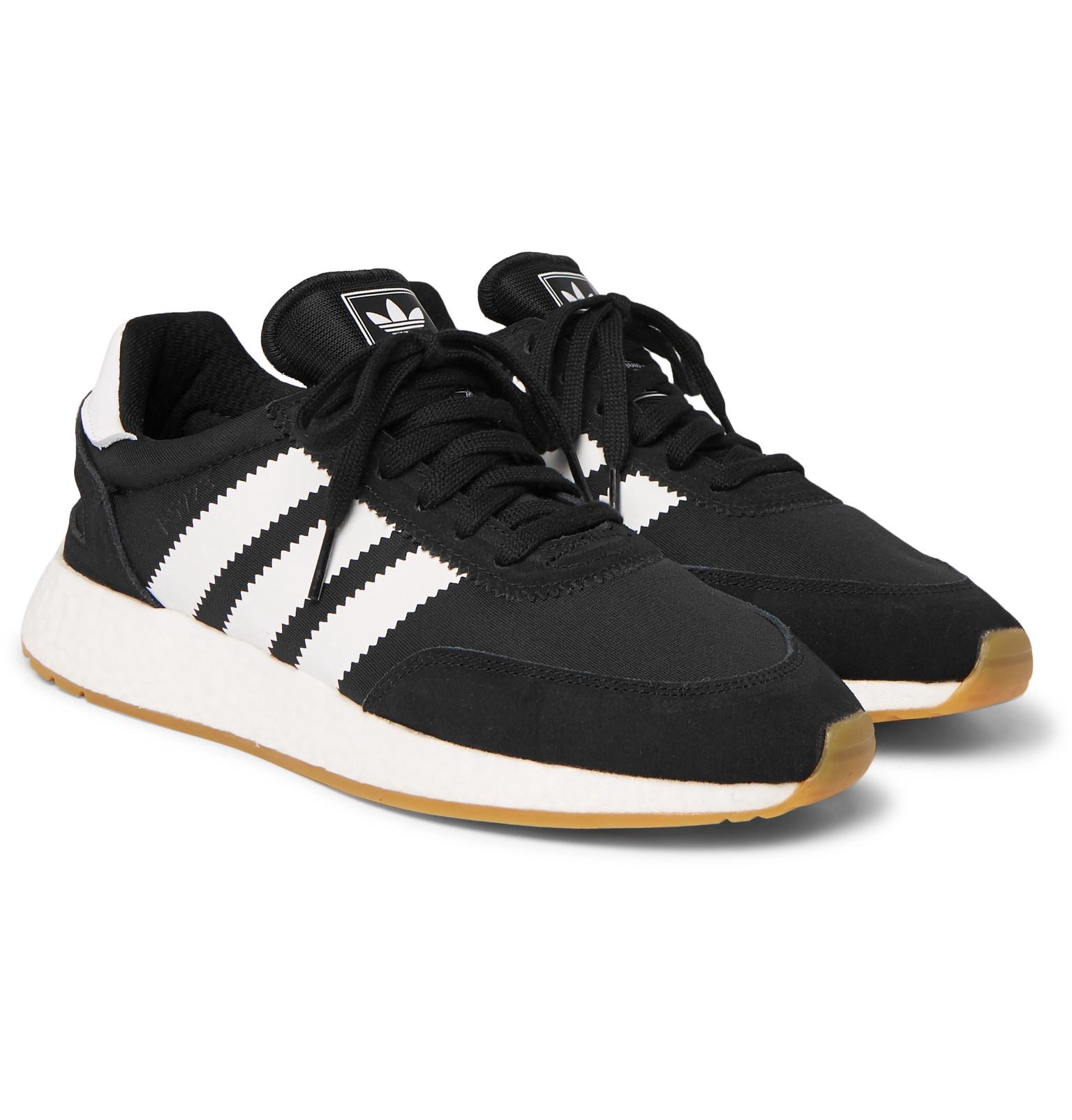 adidas Originals I-5293 Leather And Suede-trimmed Neoprene Sneakers in  White/Black (Black) for Men - Save 41% - Lyst