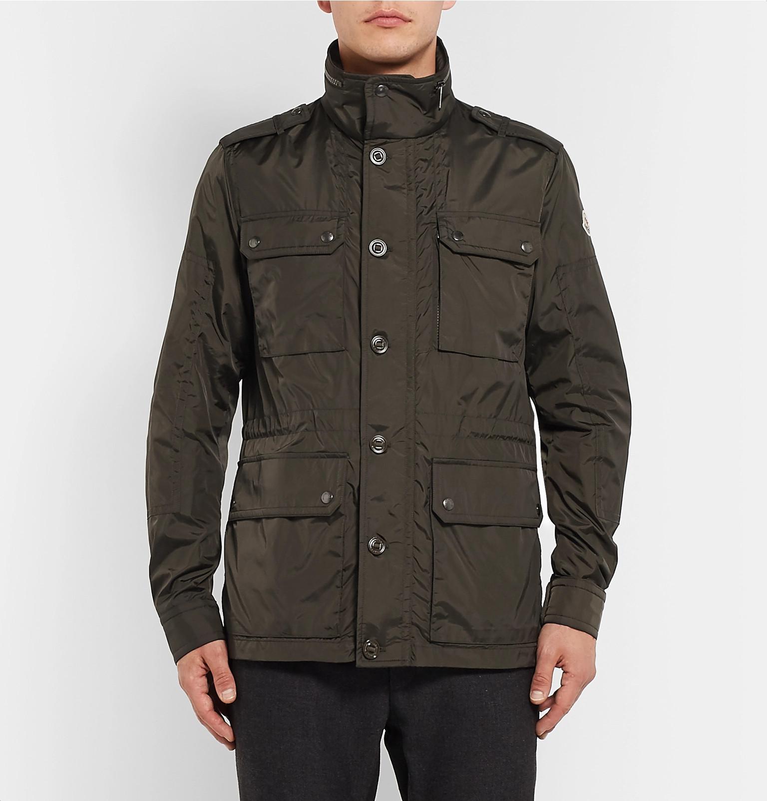 Moncler Synthetic Christian Shell Field Jacket in Green for Men - Lyst
