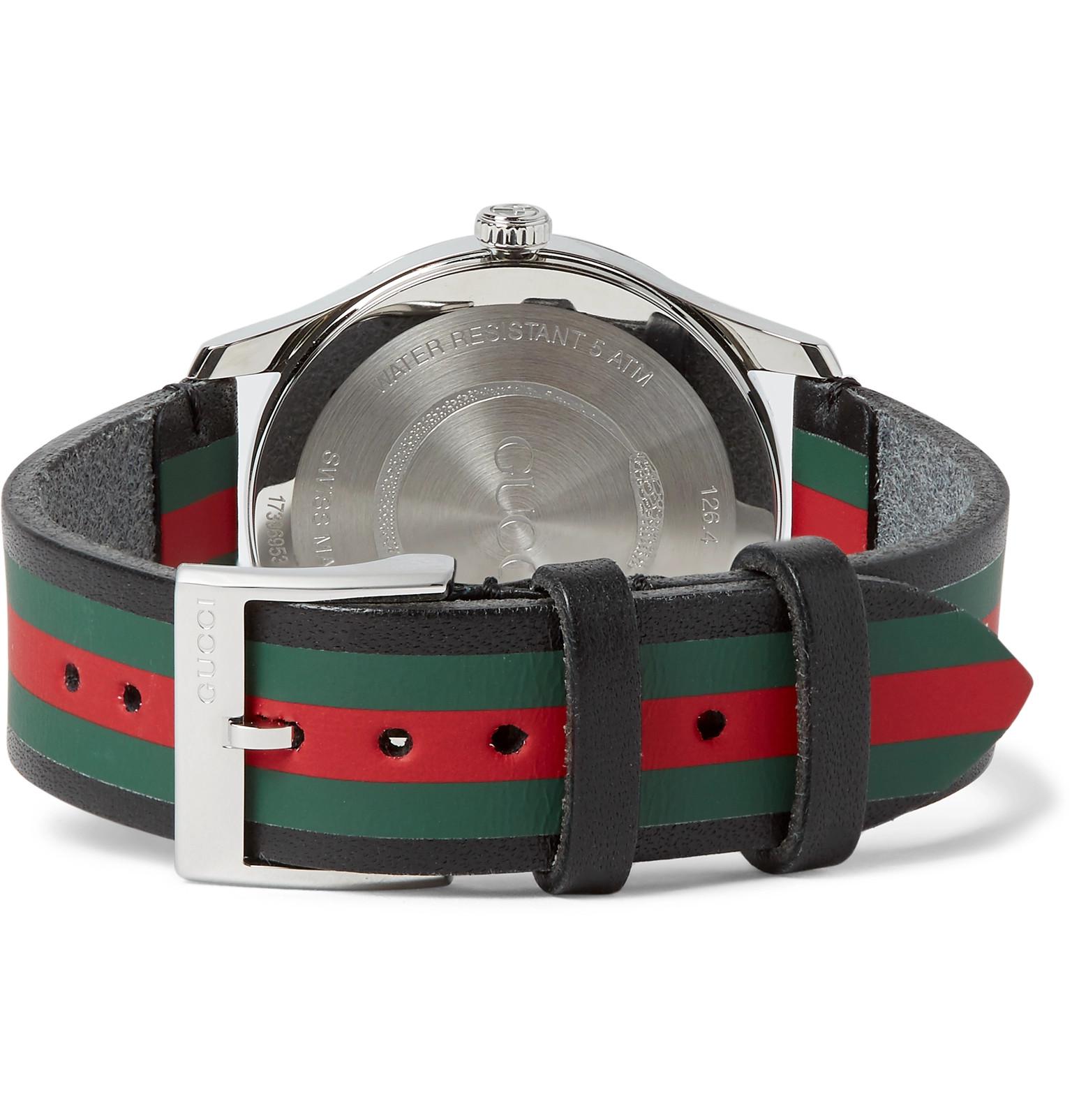 Gucci Ya1264079 G-timeless Leather And 