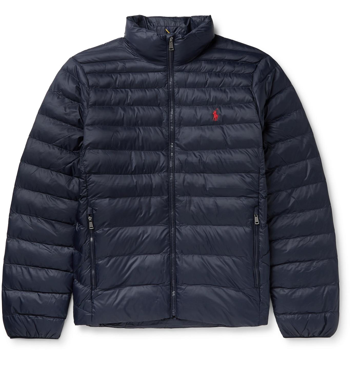 Polo Ralph Lauren Denim Quilted Padded Primaloft Shell Jacket in Blue ...