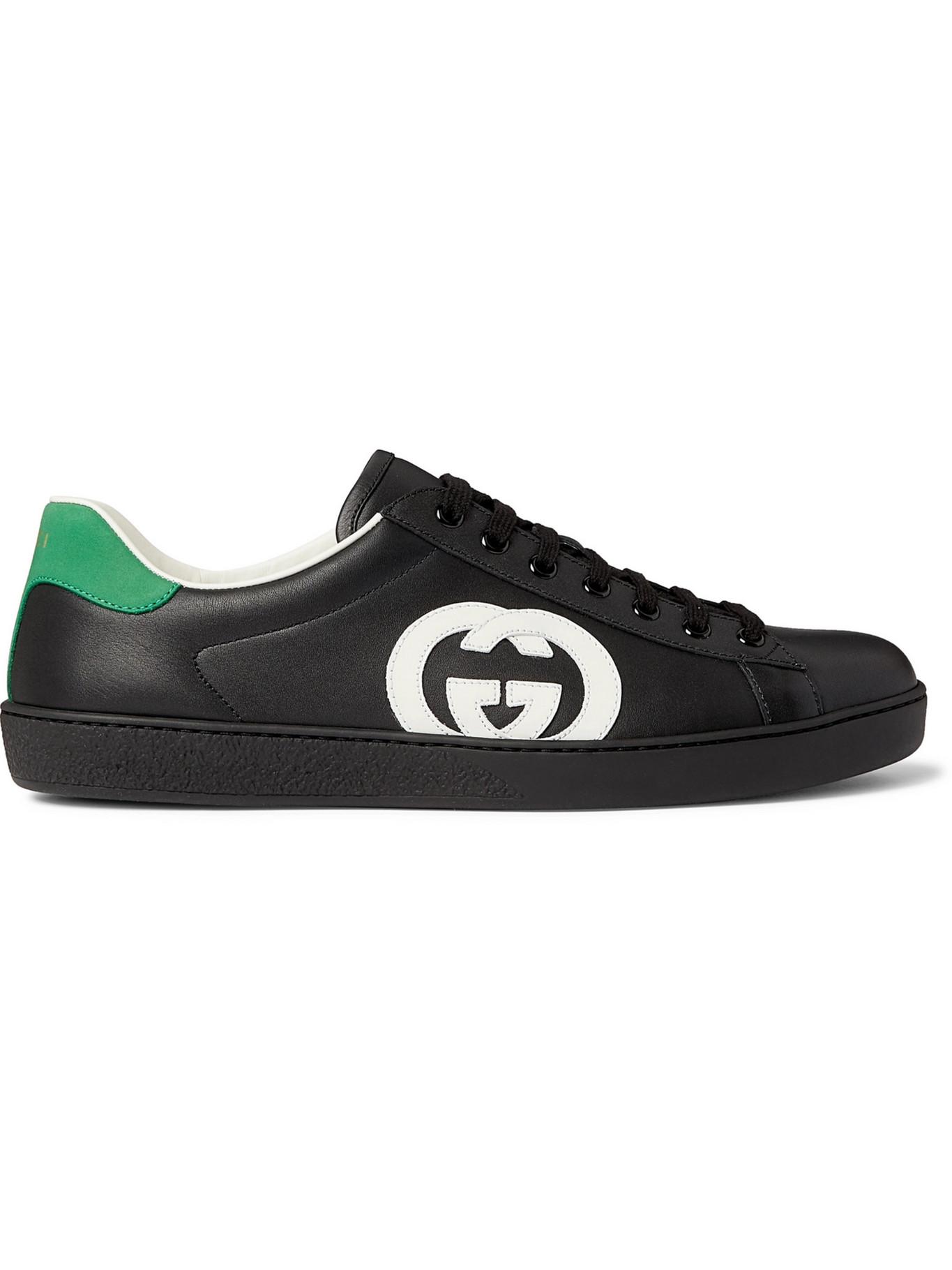 gucci black converse