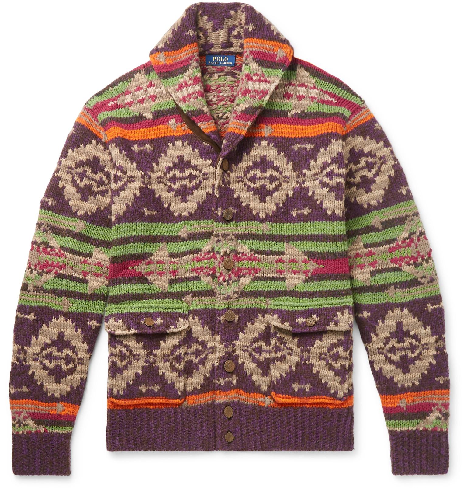 polo letterman sweater