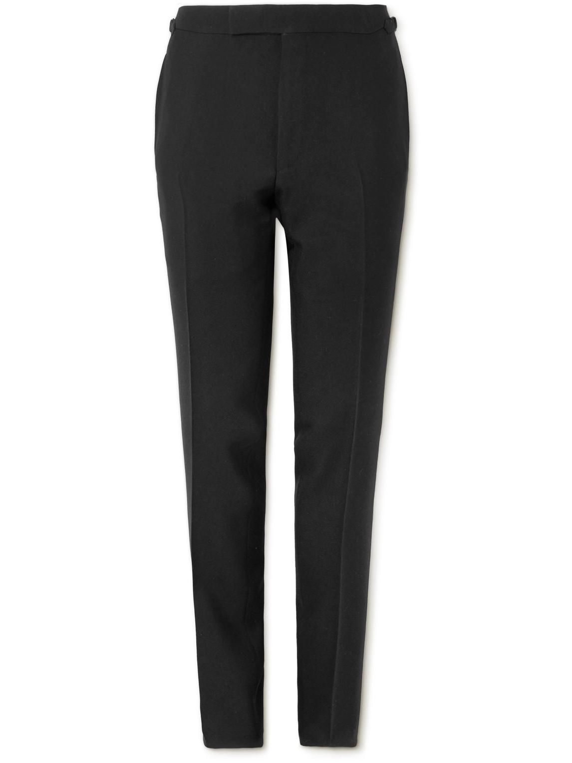 Tom Ford Shelton Slim-fit Wool And Mohair-blend Twill Suit Trousers in  Black for Men | Lyst