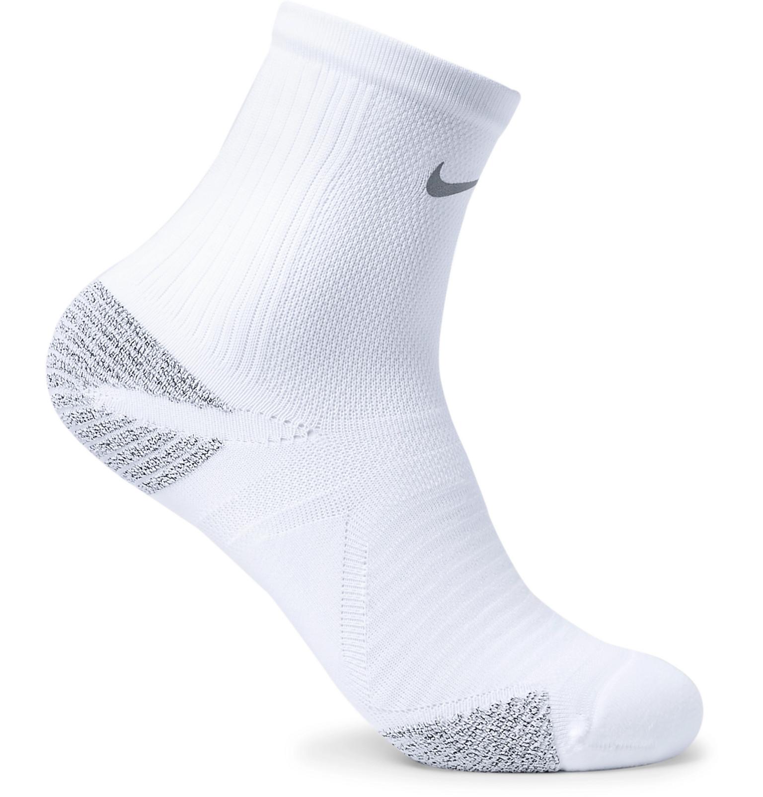 Nike Synthetic Racing Cushioned Drifit Socks in White for Men Lyst