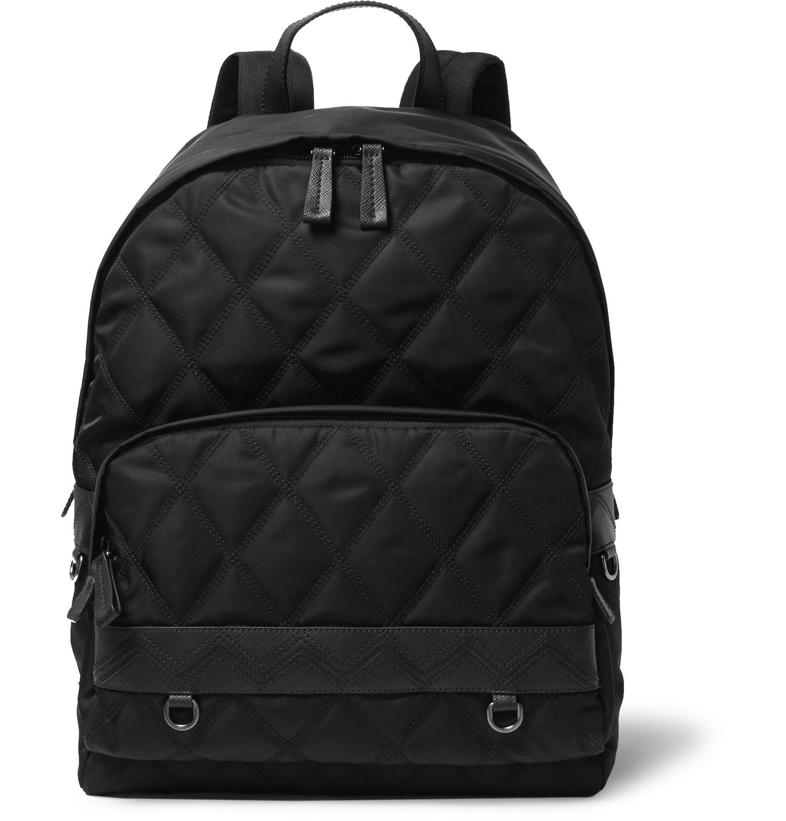 prada quilted backpack