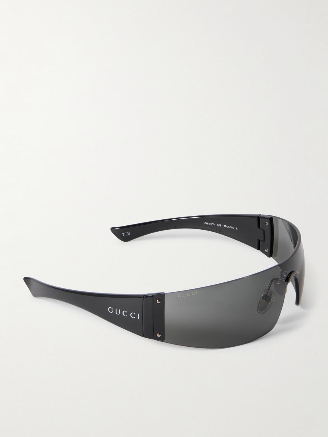 Gucci Grey Wrap Gucci Wrap Around Sunglasses Gucci Wrap Around