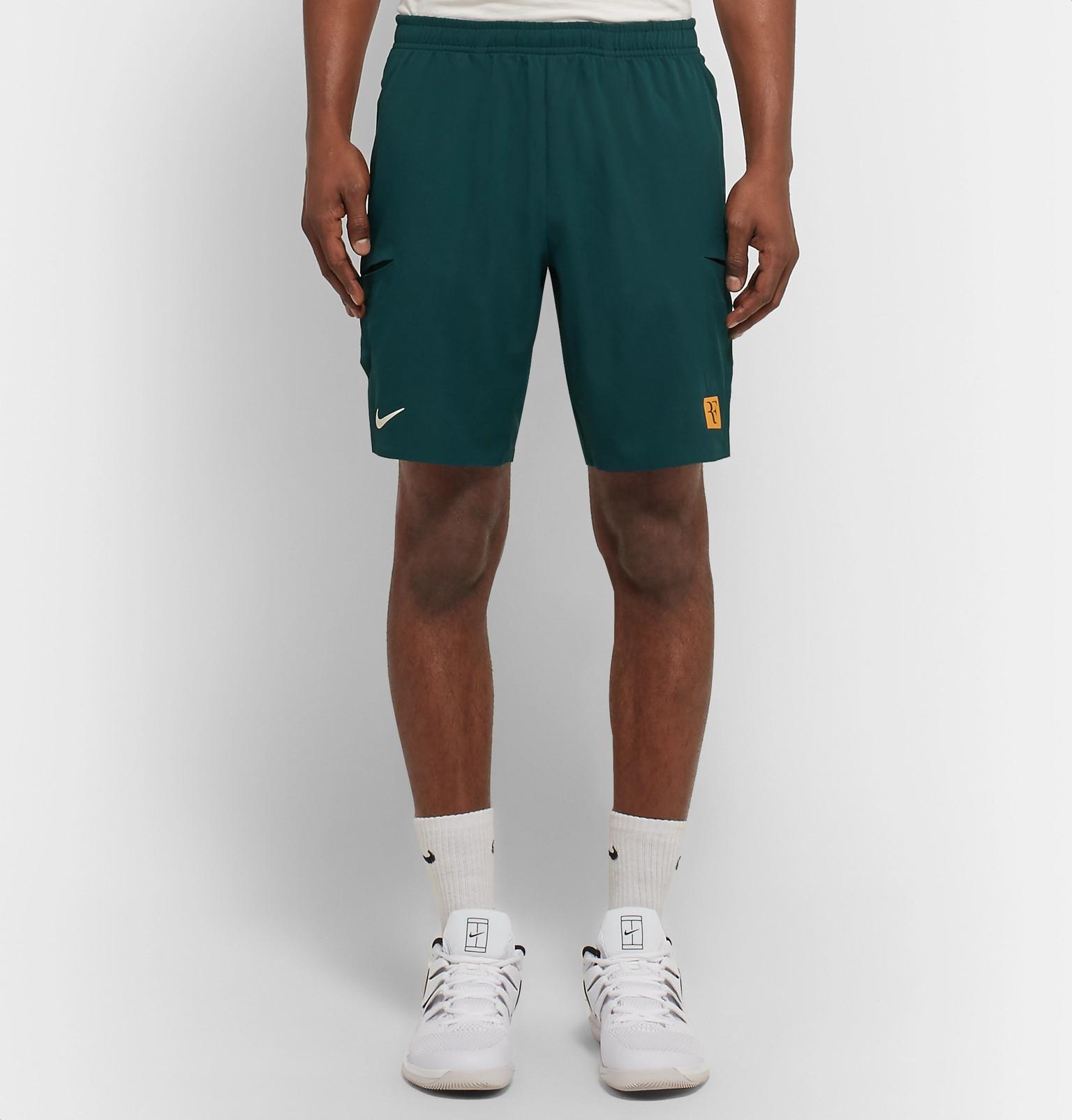 Nike Nikecourt Roger Federer Flex Ace Dri-fit Tennis Shorts in Green for  Men | Lyst Canada