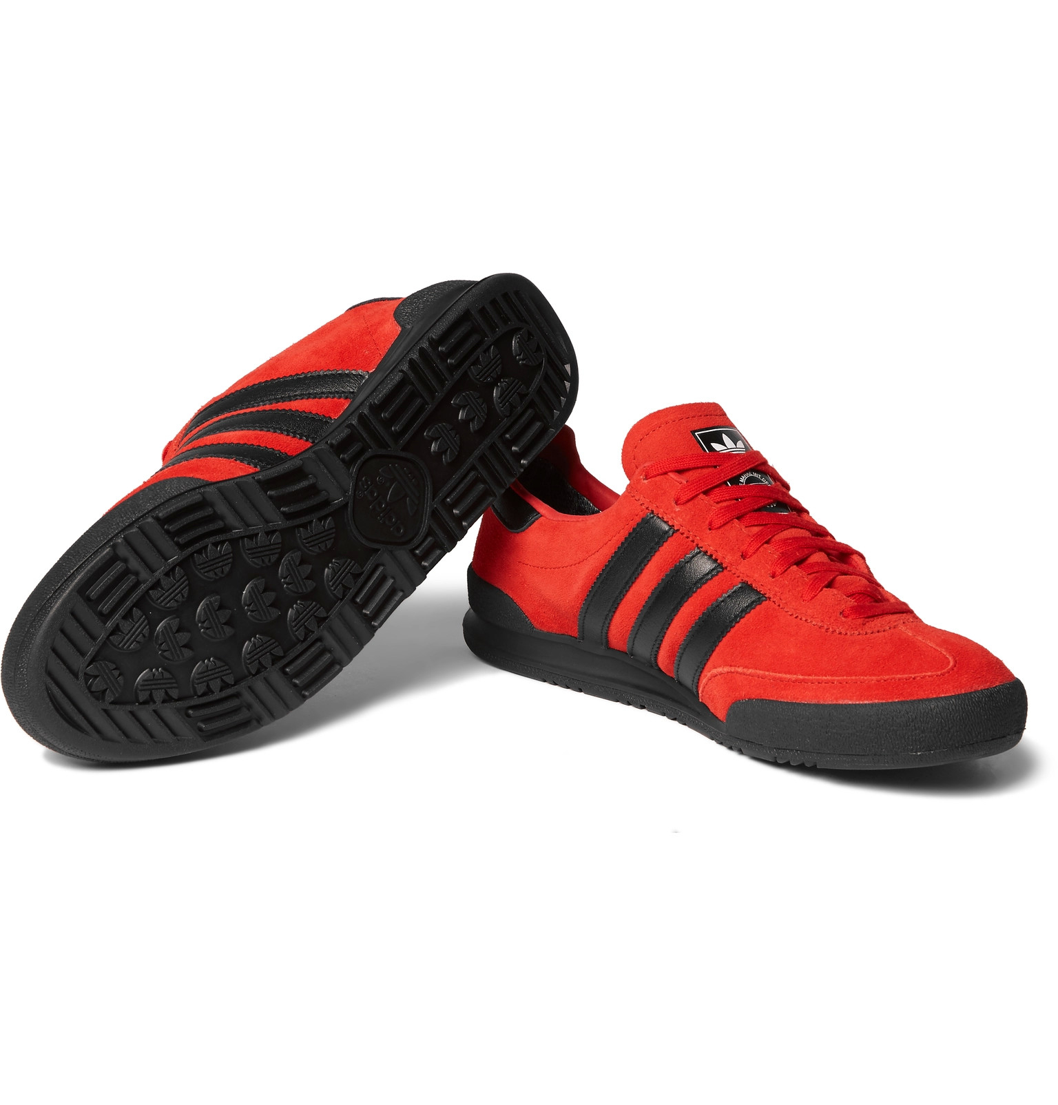 adidas Originals Denim Jeans Gtx Waterproof Suede Sneakers in Red for ...