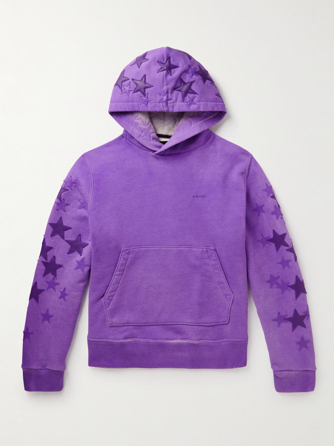 Amiri hoodie purple new arrivals