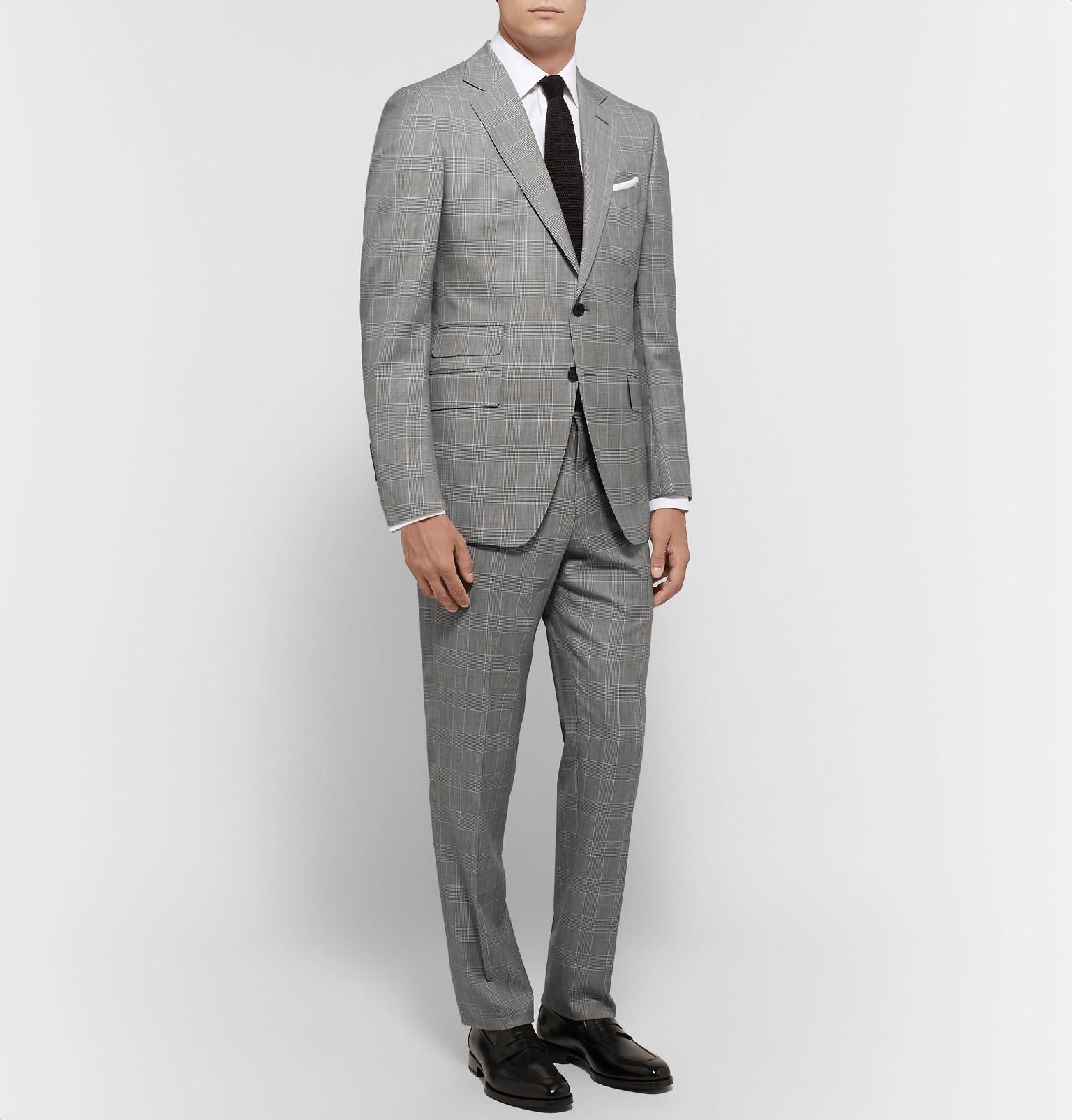 Tom Ford O'connor Slim-fit Prince Of Wales Checked Wool Suit Jacket in ...