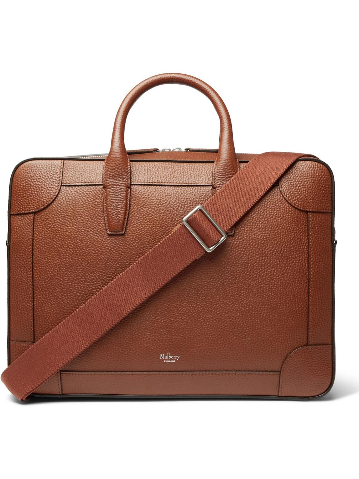 Mulberry Belgrave Fullgrain Leather Briefcase in Brown for Men Lyst