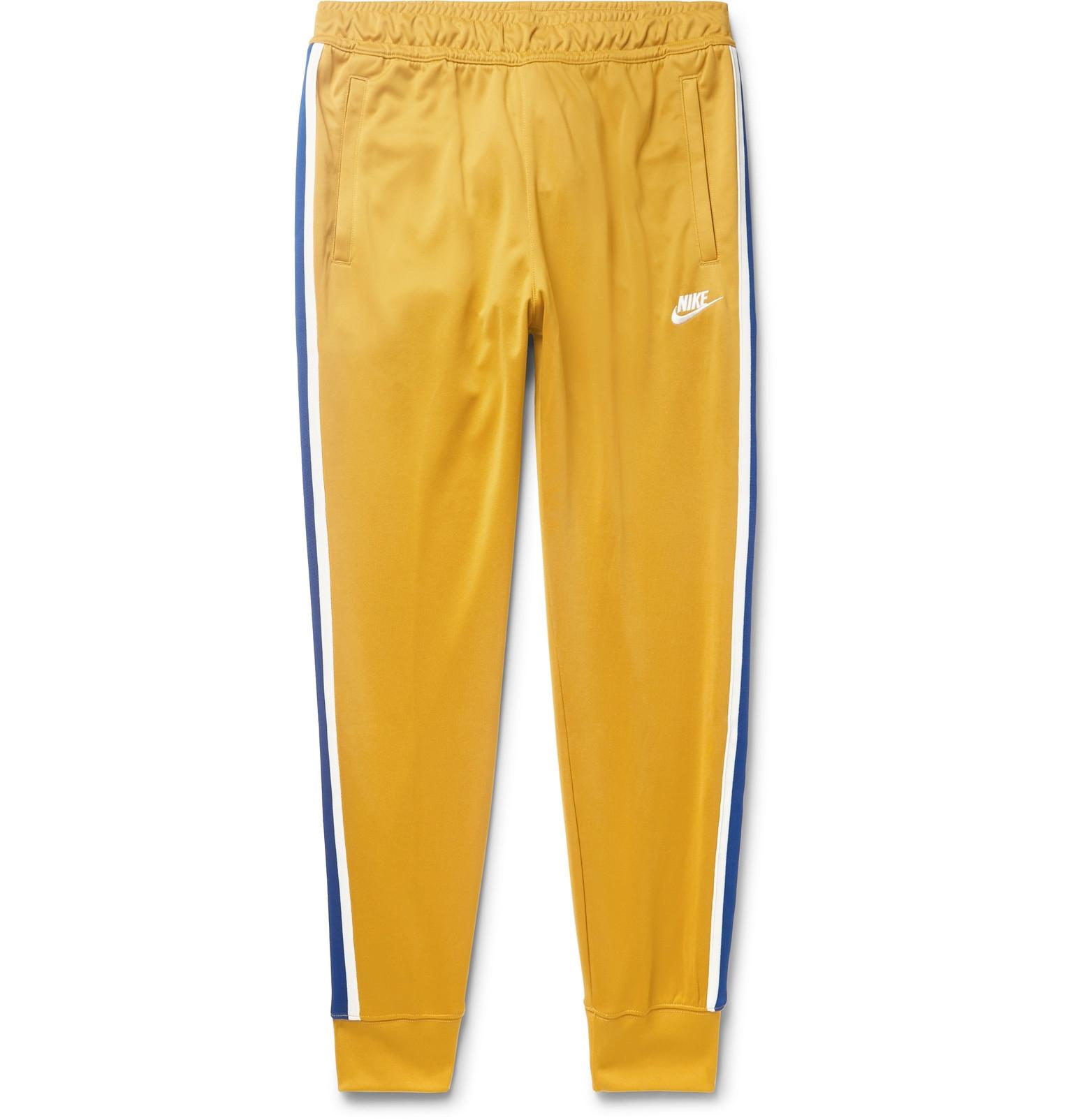 nike yellow pants