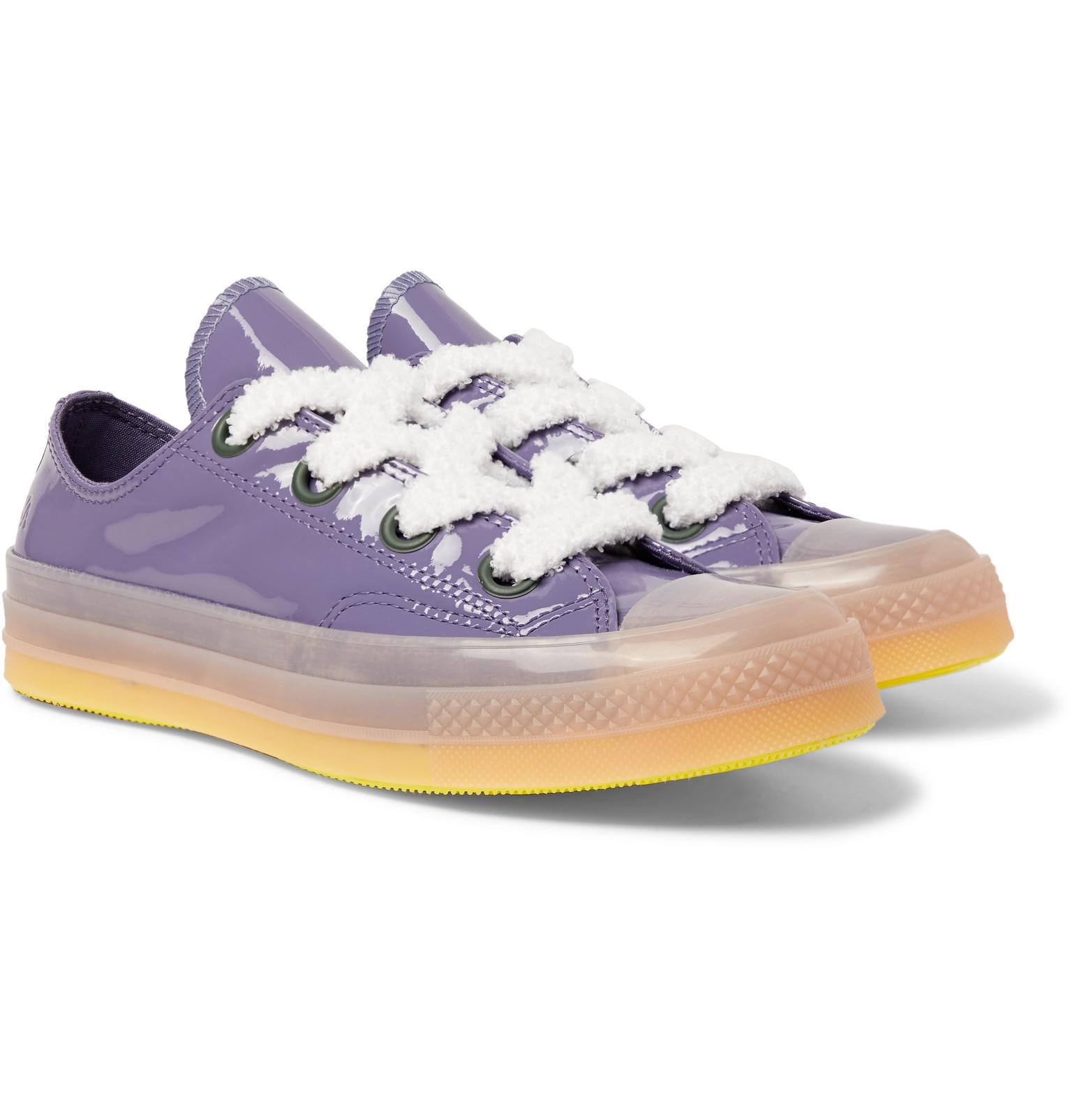 jw anderson converse purple