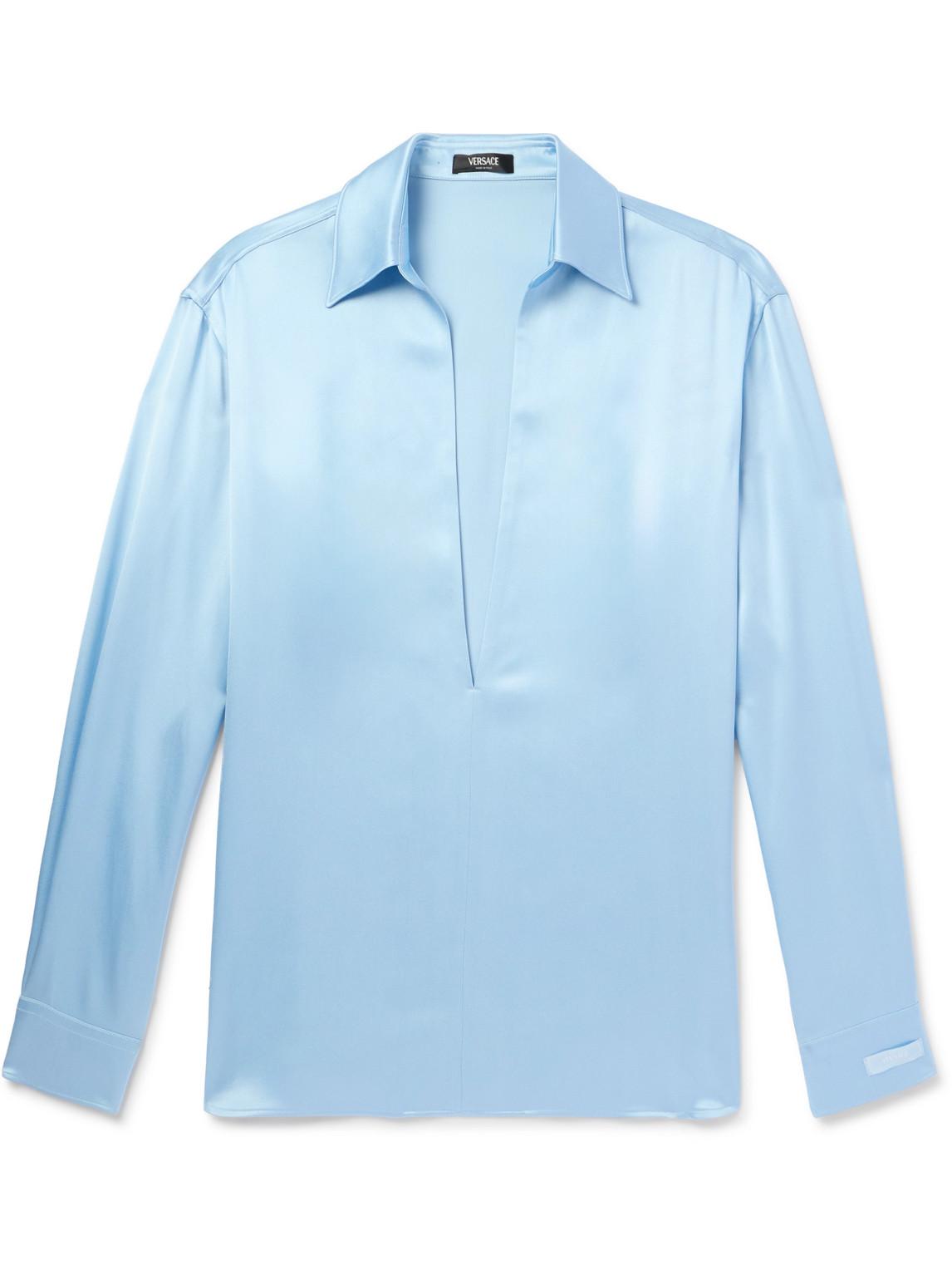 Versace Men's Shirt Blue