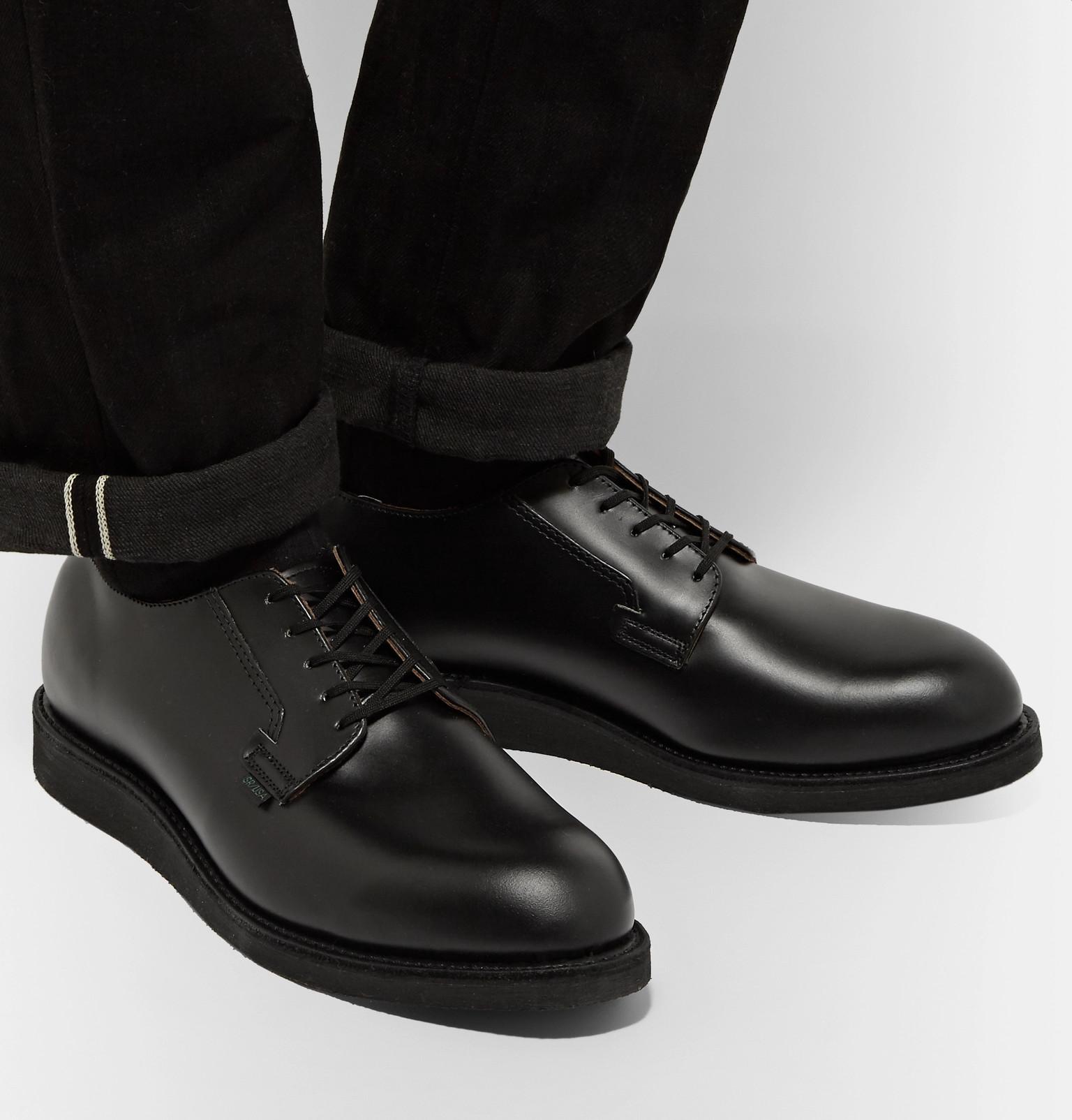 Red Wing Postman Leather Derby Shoes in Black for Men | Lyst