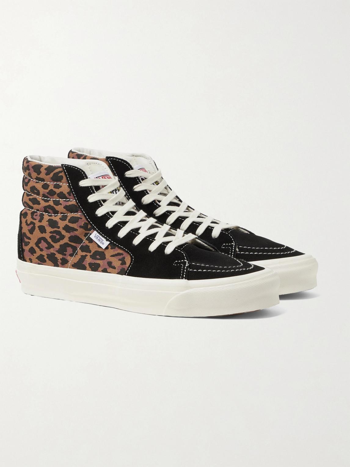 purple leopard vans