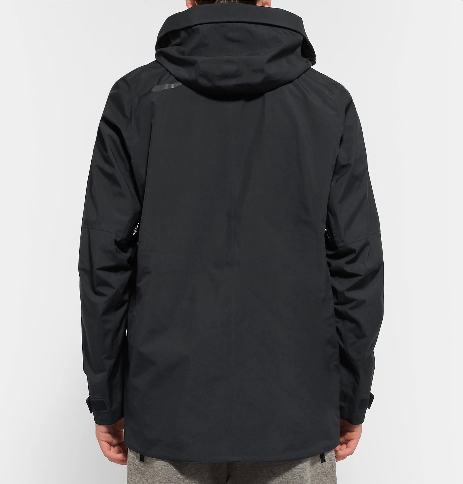 Nike Synthetic Acg Alpine Gore-tex Hooded Jacket in Black for Men - Lyst