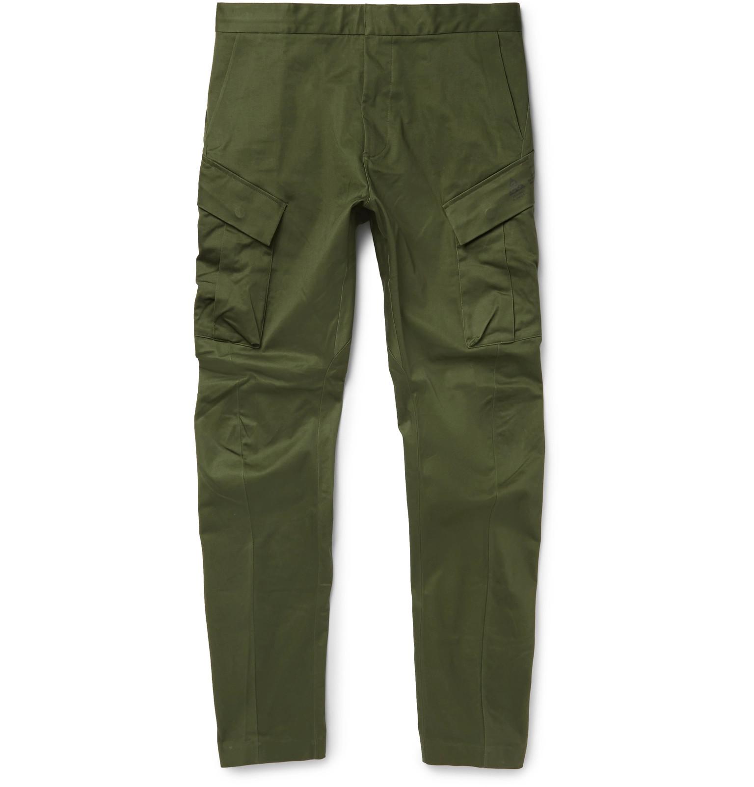 nike cargo pants green