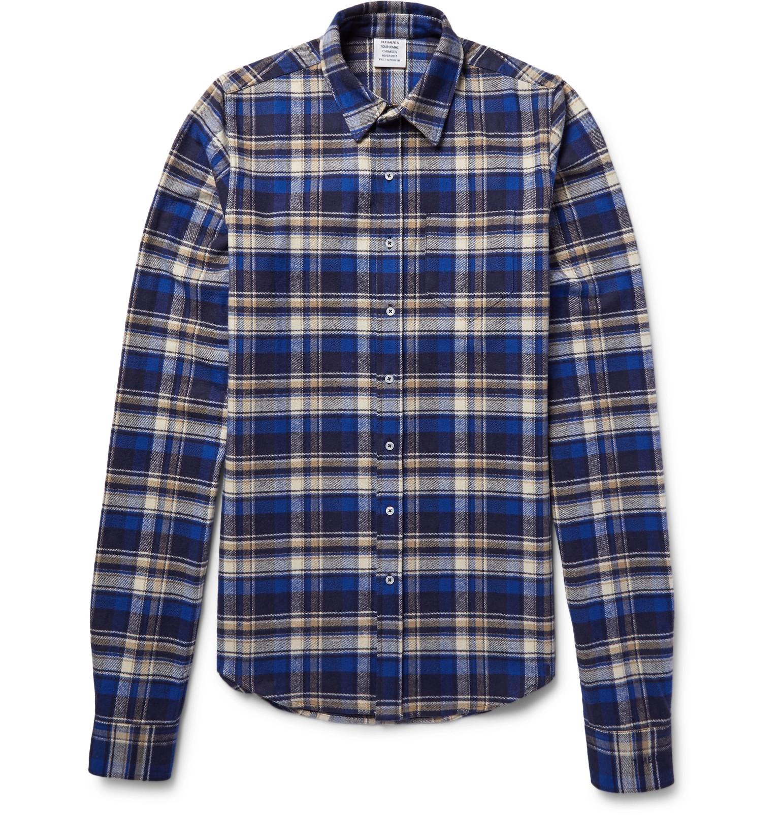 fox checked shirt