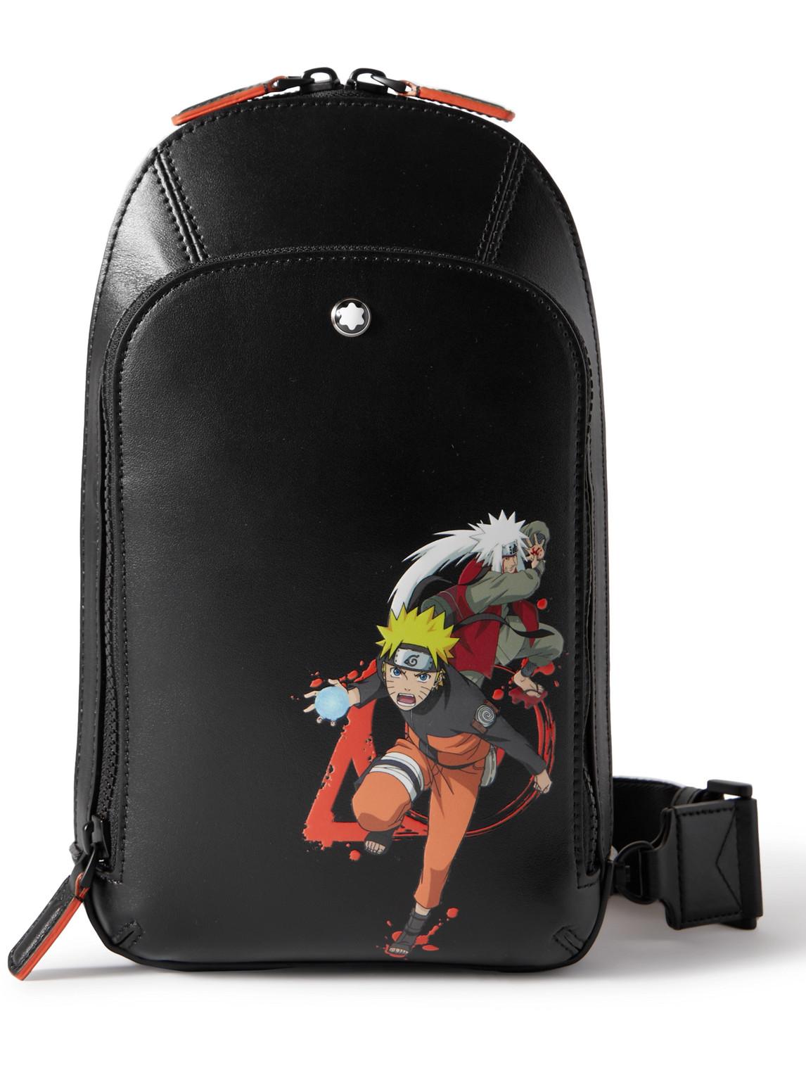 Montblanc Naruto Leather Sling Backpack In Black For Men Lyst