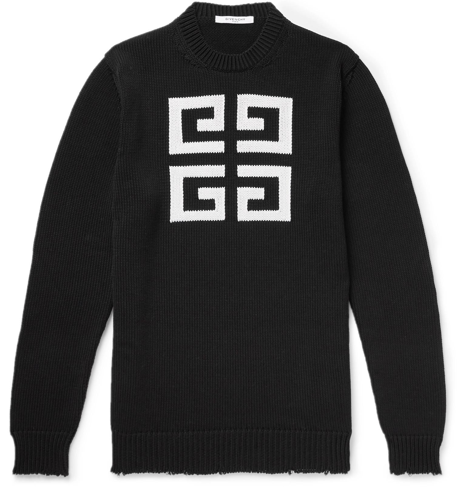 Givenchy intarsia wool sweater best sale