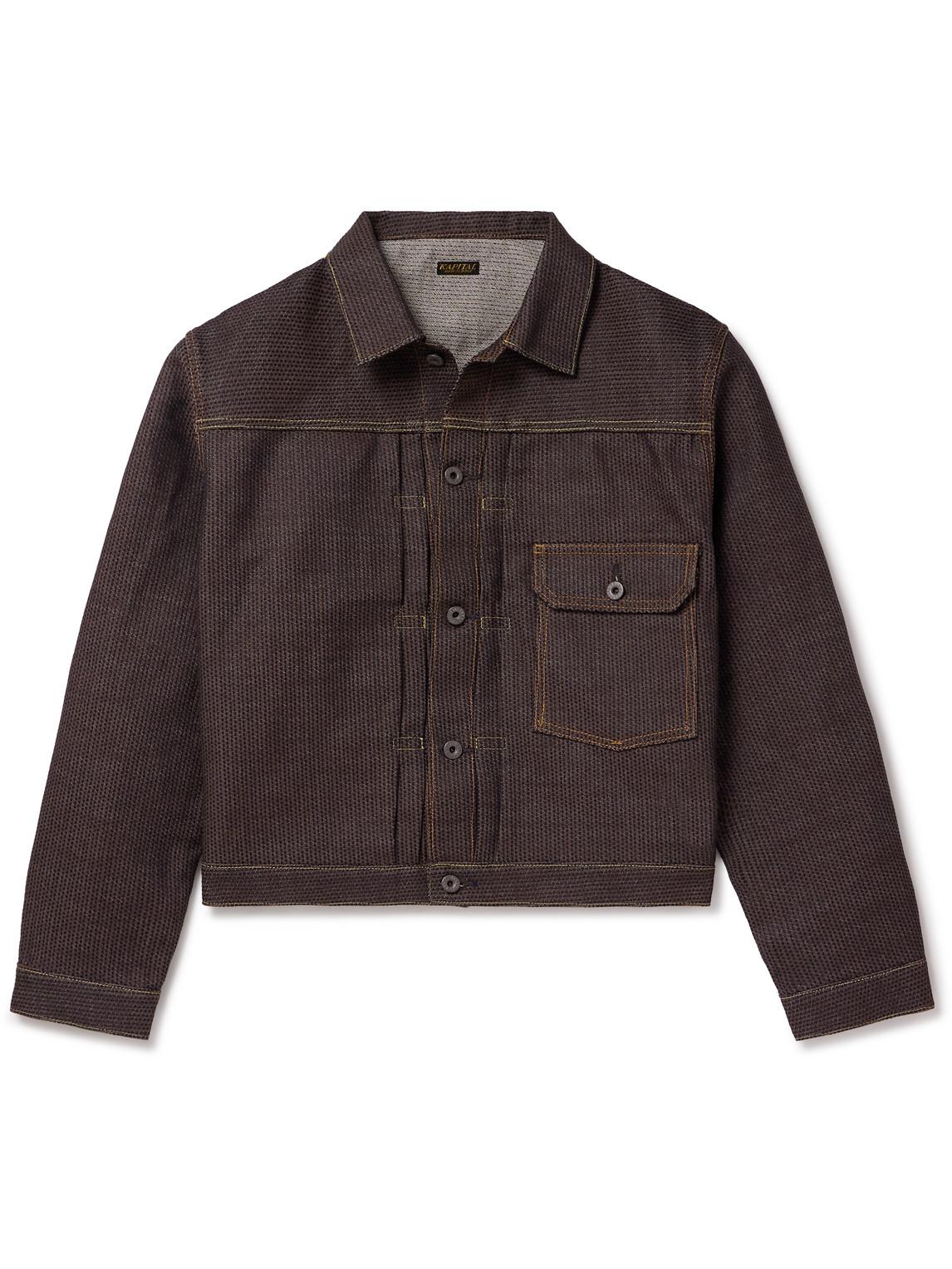 KAPITAL CENTURY 刺し子 デニムジャケット ブラウン KAPITAL CENTURY 刺し子 デニムジャケット ブラウン