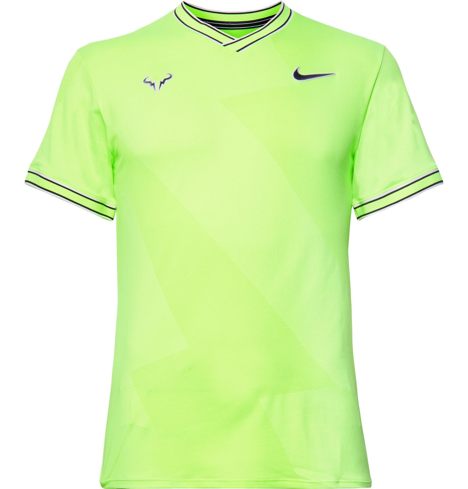lime green nike shirt men's