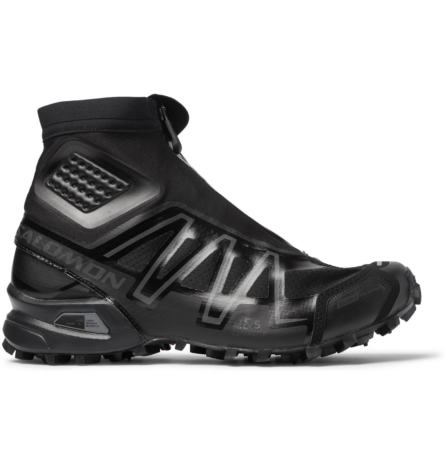 Salomon Snowcross Adv Ltd Mesh, Rubber And Neoprene Boots in Black for Men  - Lyst