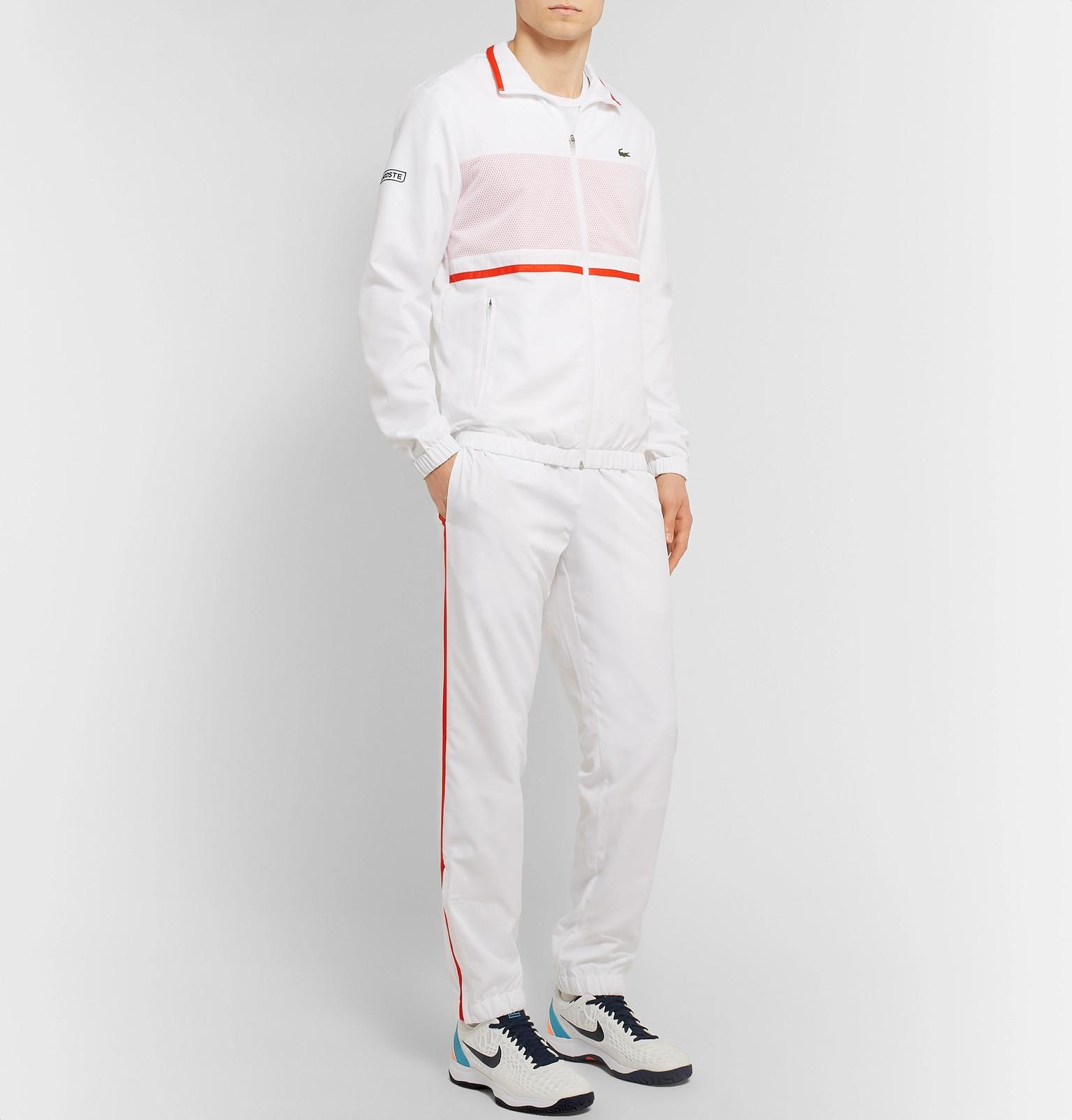 lacoste shell tracksuit