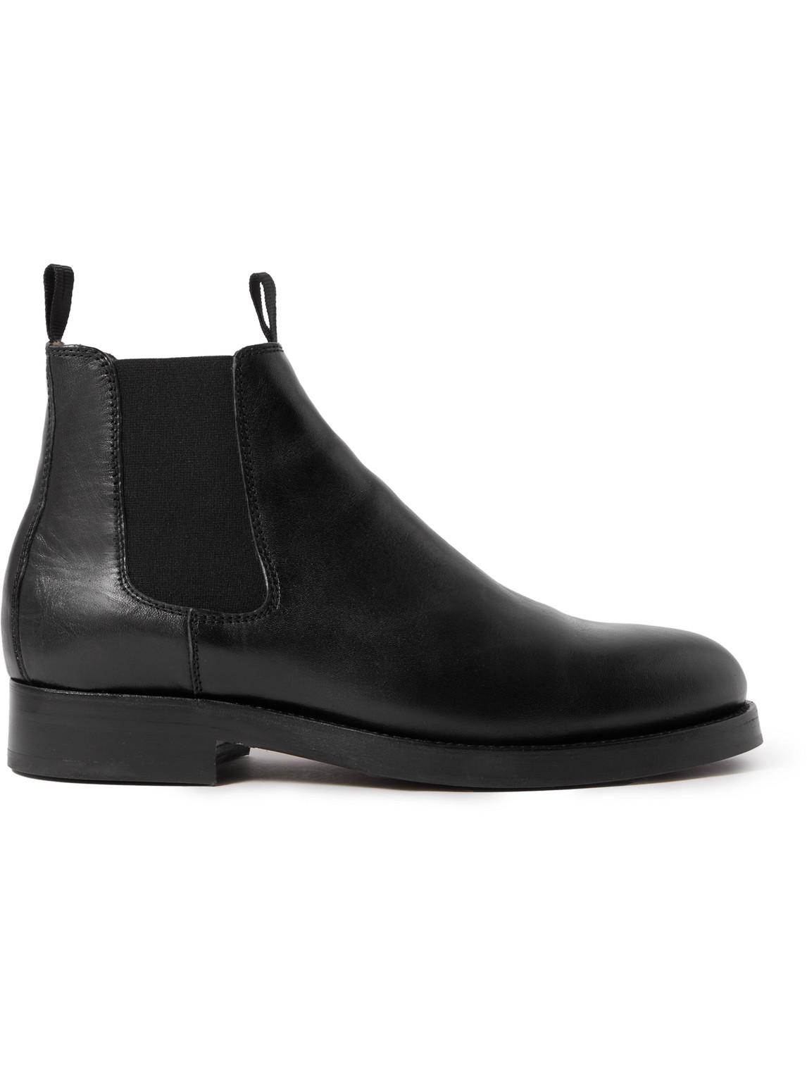 Belstaff Longton Leather Chelsea Boots in Black for Men | Lyst