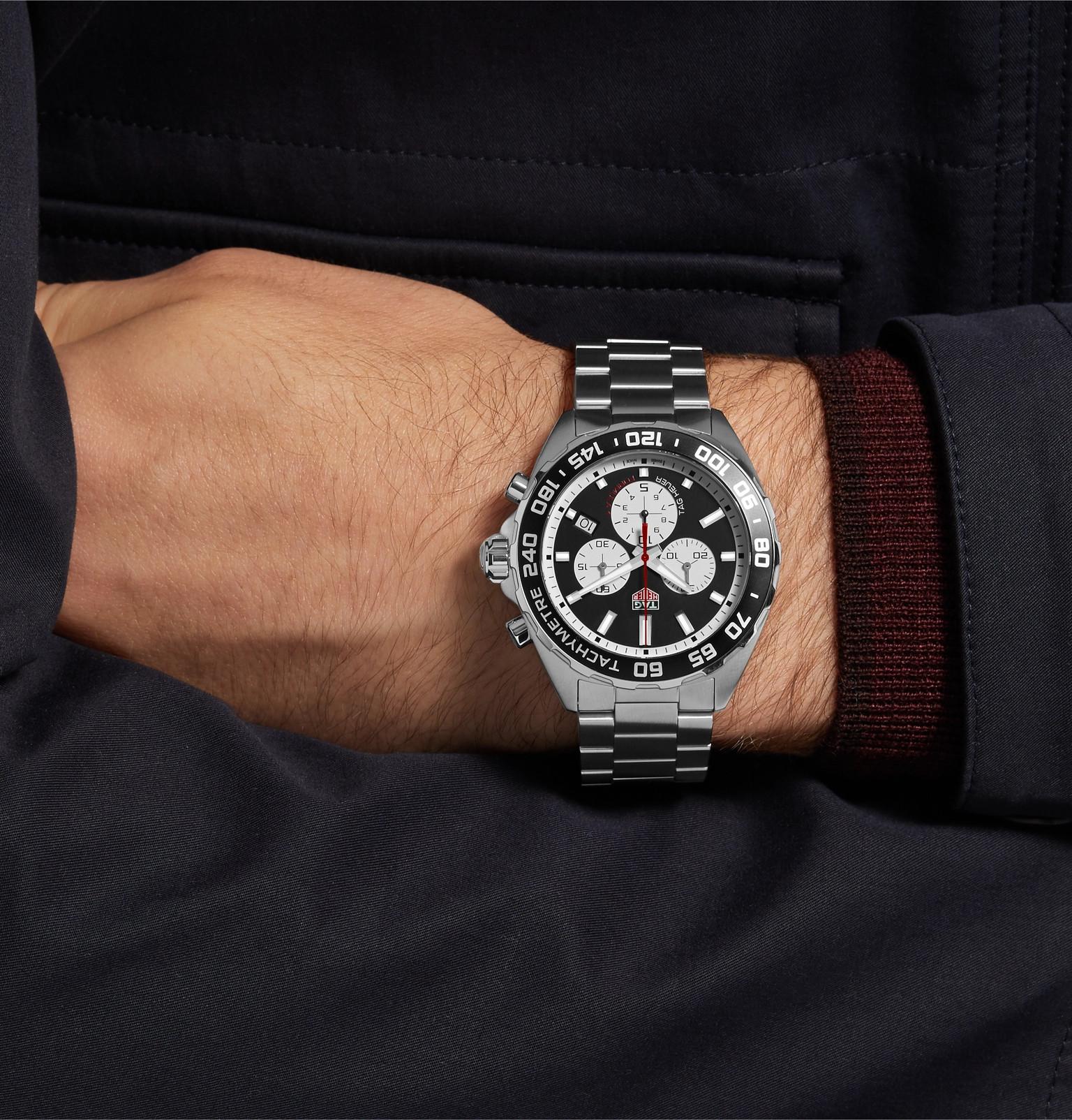 tag heuer formula 1 quartz chronograph watch