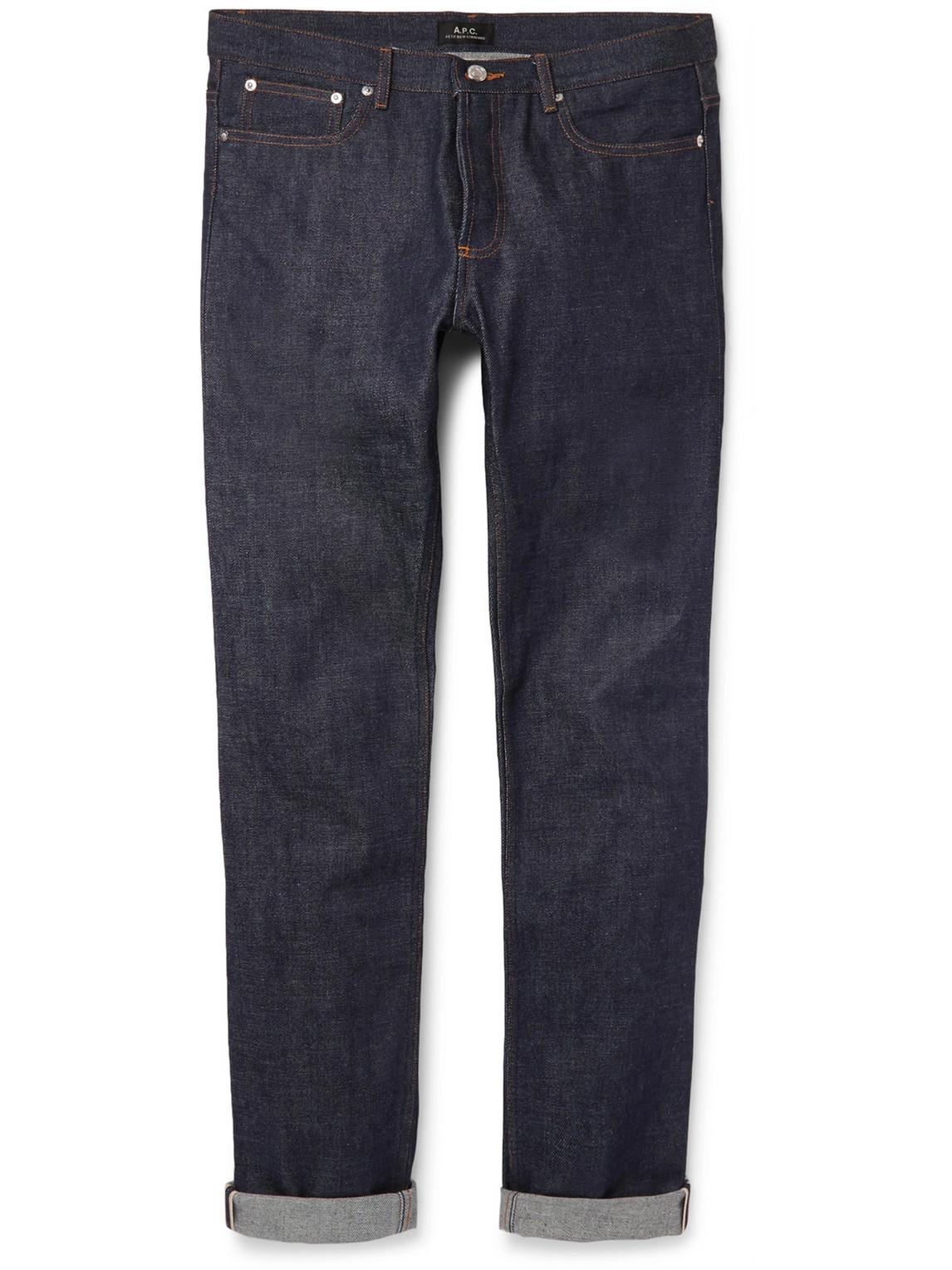 A.P.C. Petit New Standard Skinny-fit Dry Selvedge Denim Jeans in Blue for  Men - Lyst