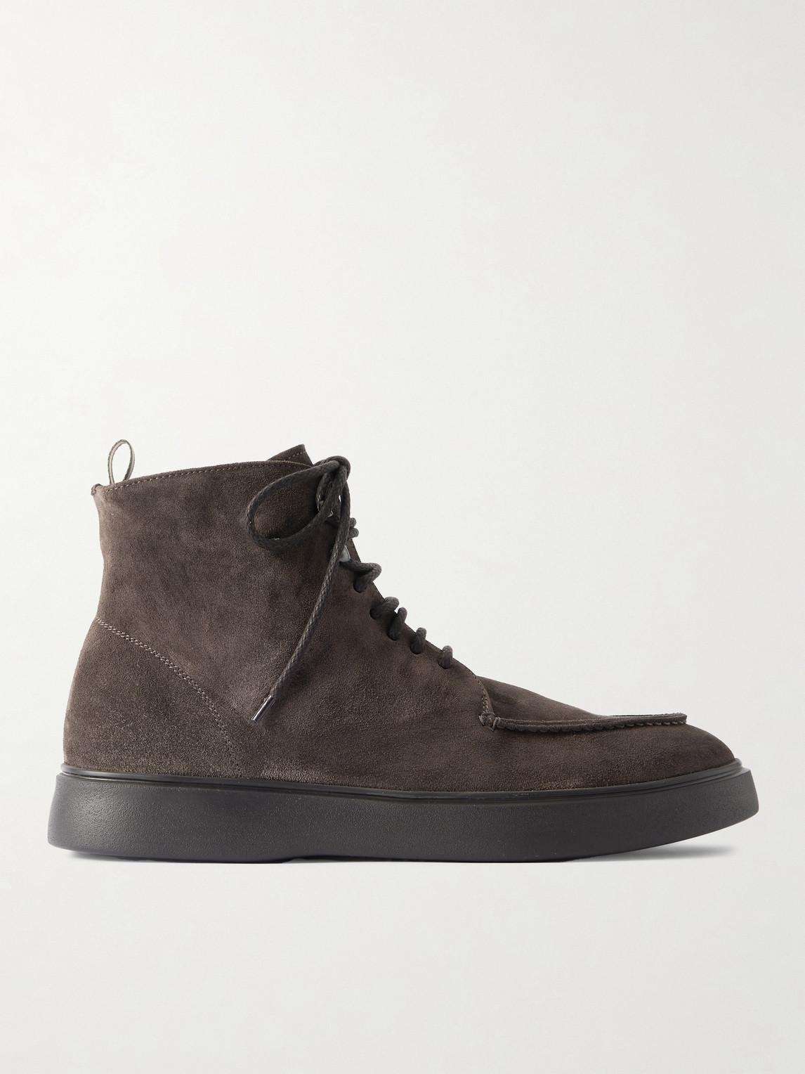 nib $685 Officine Creative Dark Brown Chukka Boots ANATOMIA88PATINABUFALOV.  main image 3