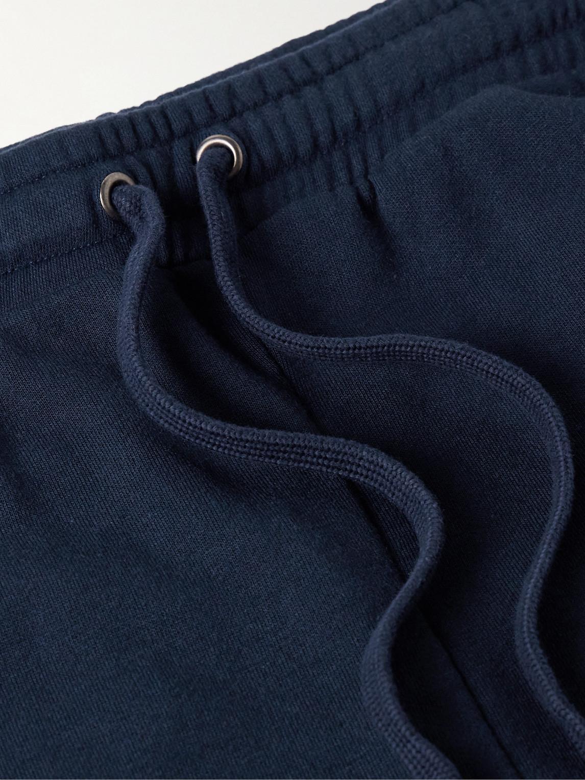 Derek Rose Quinn Slim-fit Tapered Cotton And Modal-blend Jersey Sweatpants  in Blue for Men