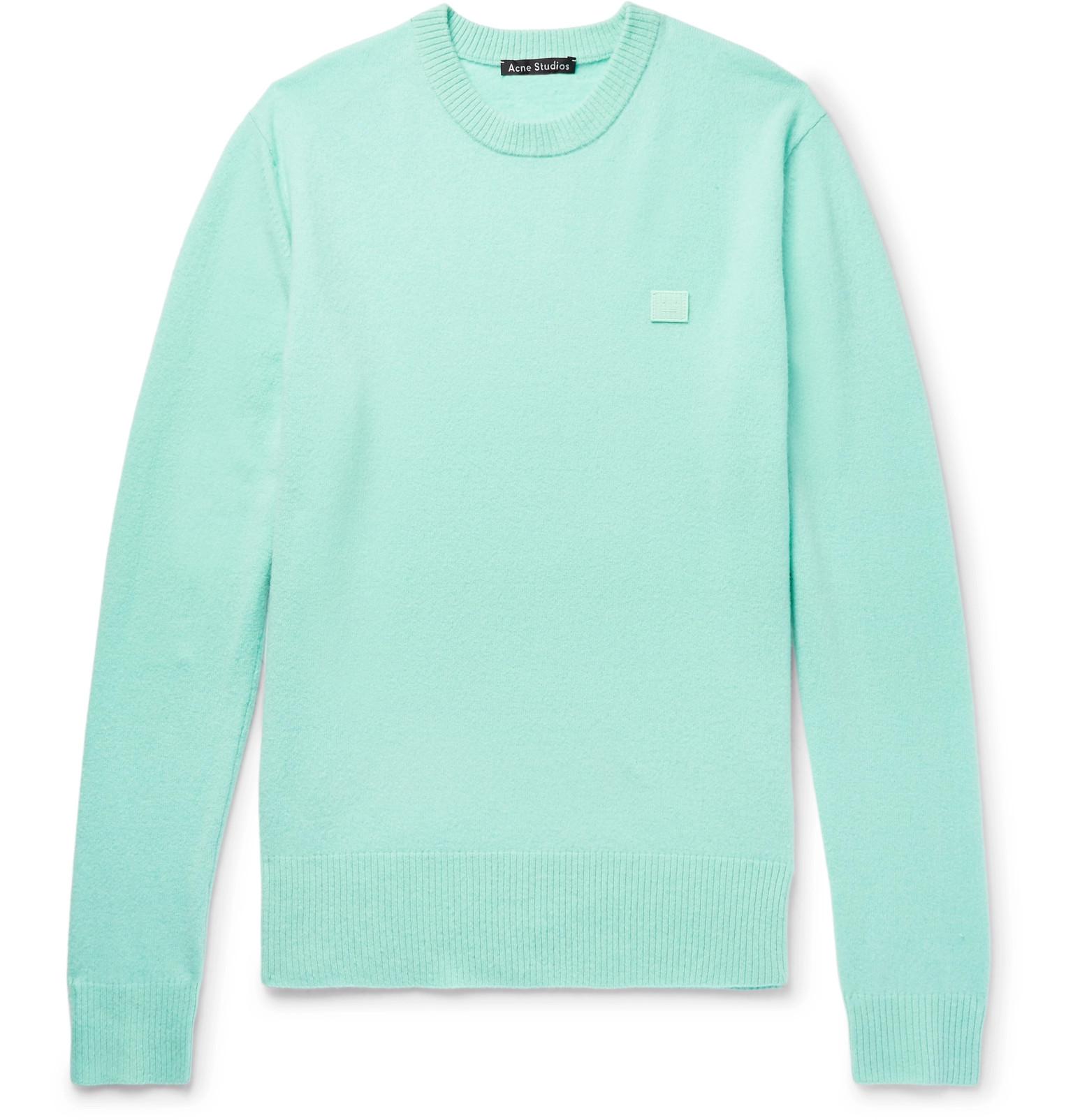 mint sweater