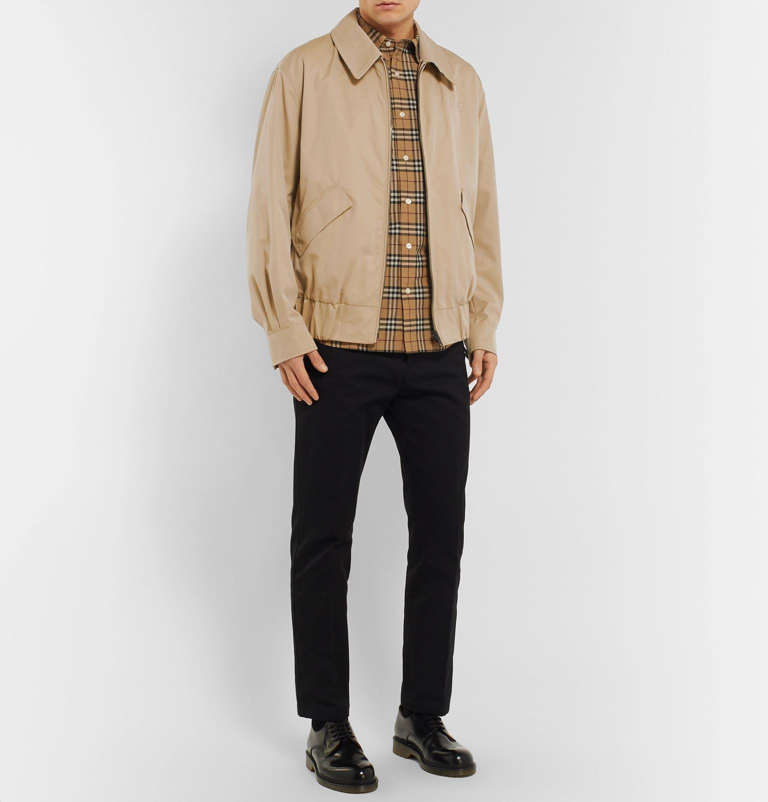 burberry blouson jacket