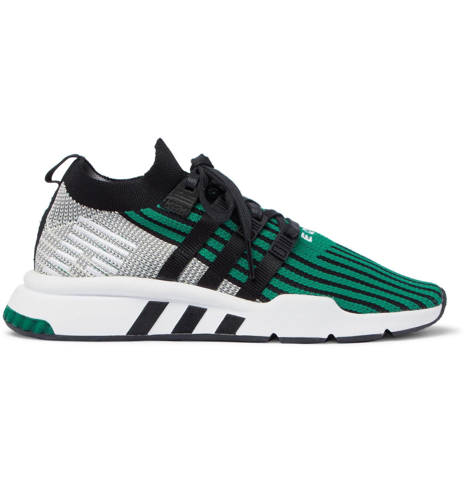 adidas Originals Eqt Support 91/18 Stretch-knit Sneakers in Green for Men | UK