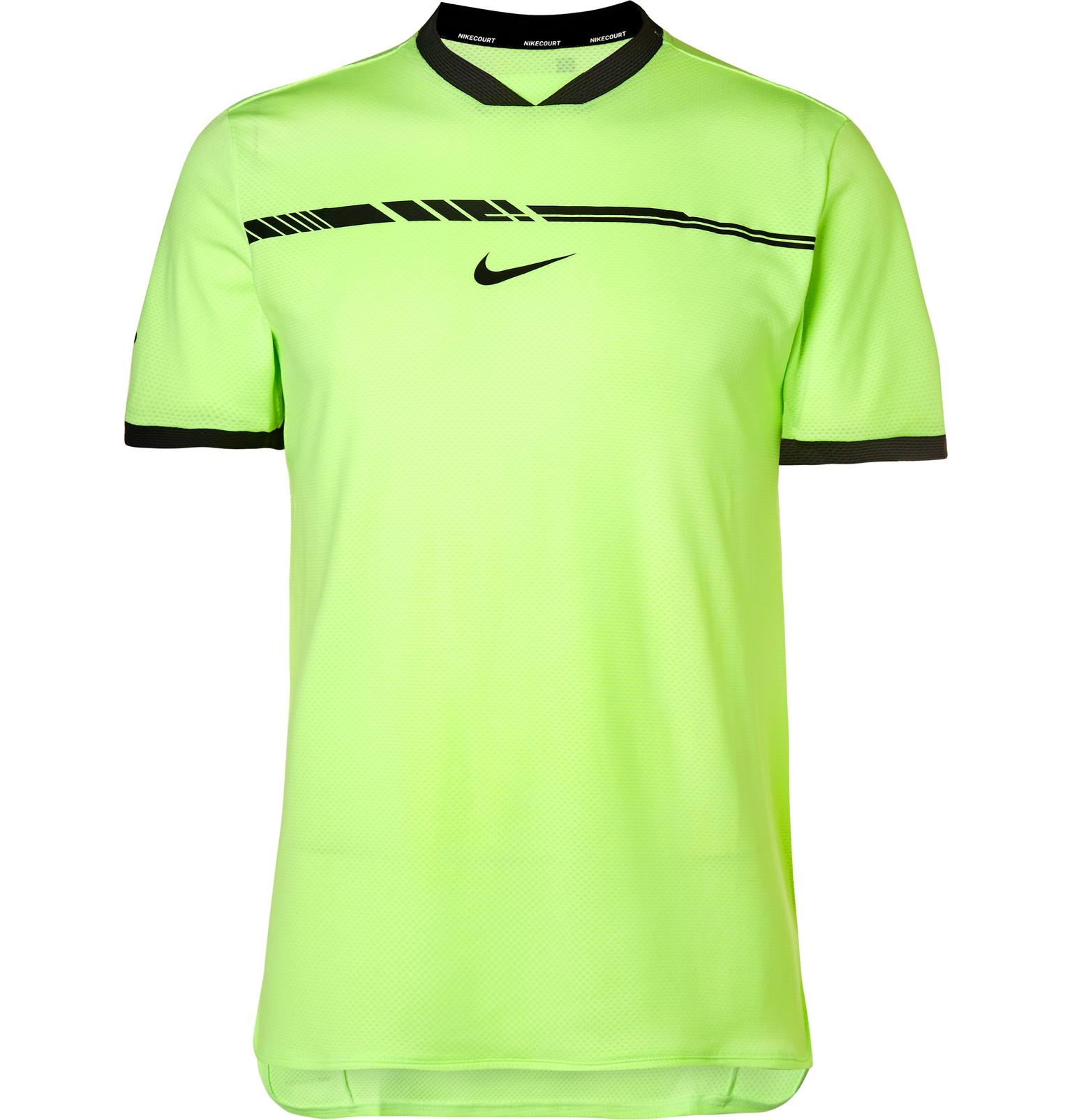 Nike Synthetic Court Rafael Nadal Challenger Aeroreact T-shirt in Bright  Green (Green) for Men | Lyst