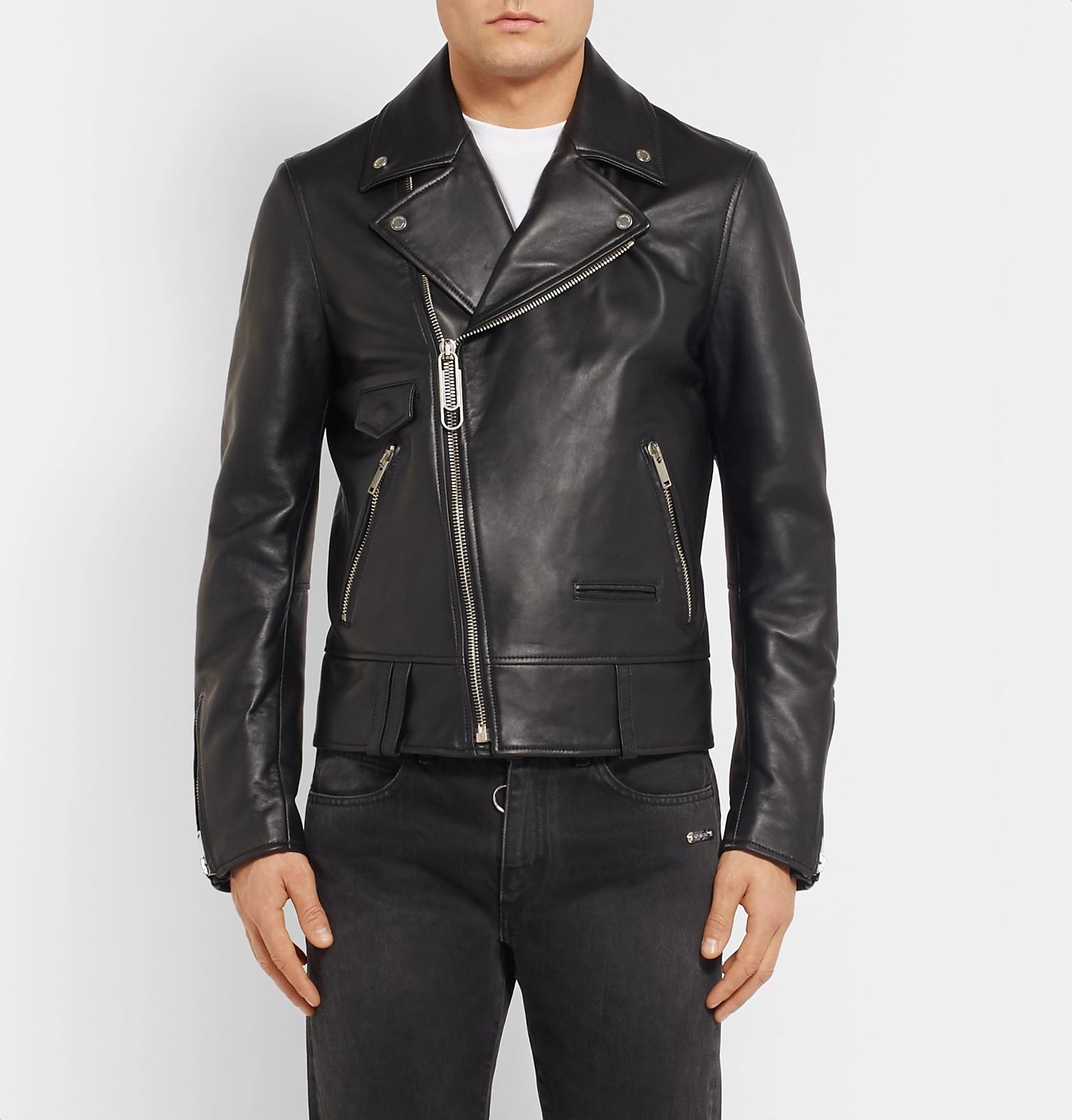 virgil abloh leather jacket
