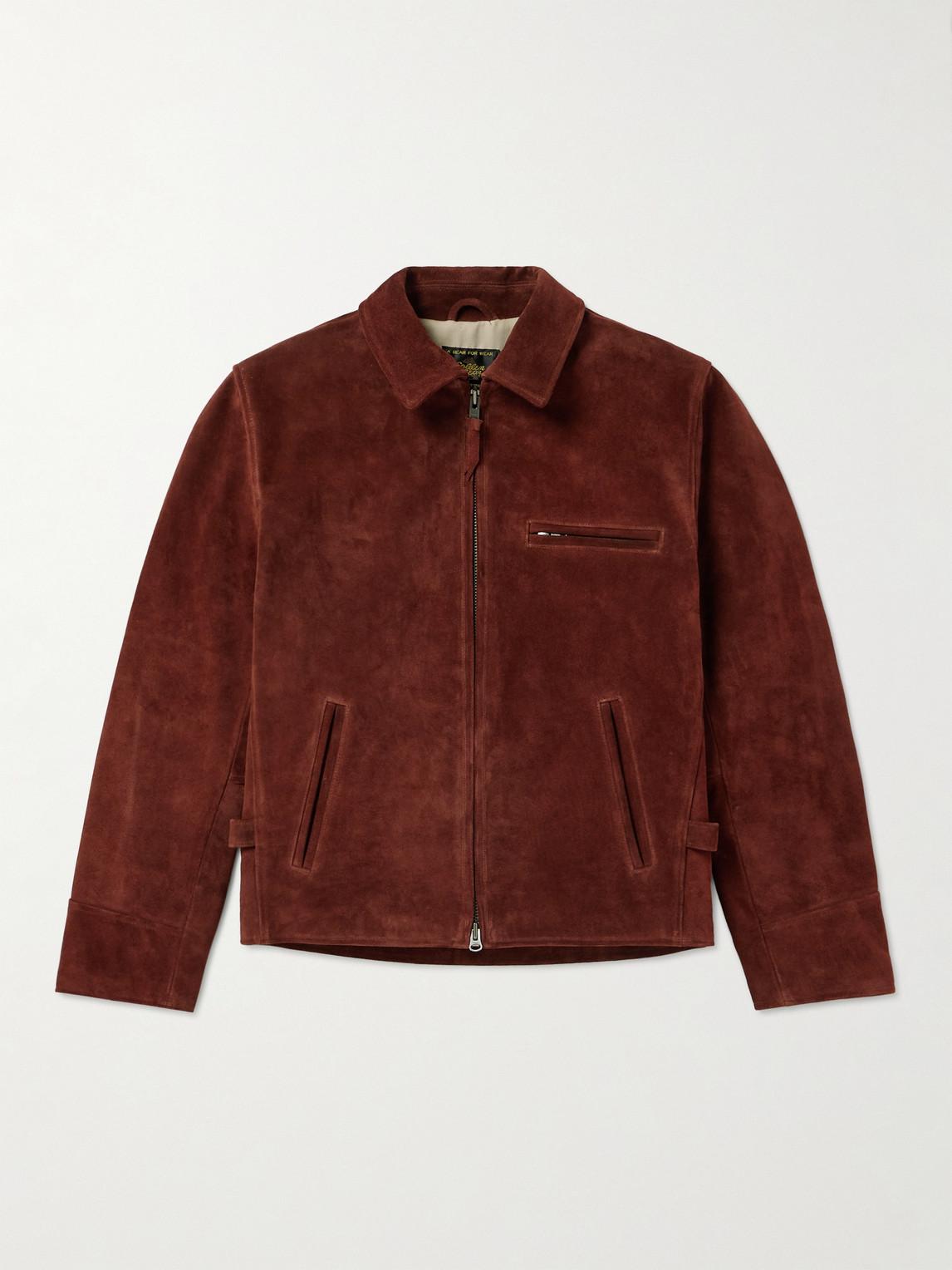 Golden bear suede bomber deals