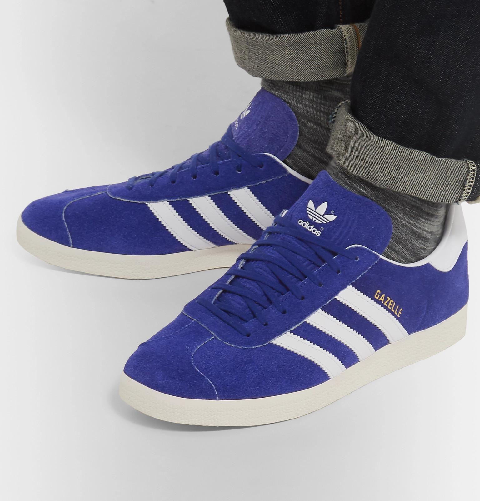 adidas originals gazelle leather sneakers