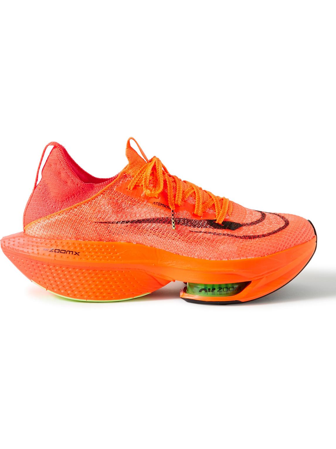 Nike Air Zoom Alphafly Next 2 Atomknit Running Sneakers in Orange for Men Lyst