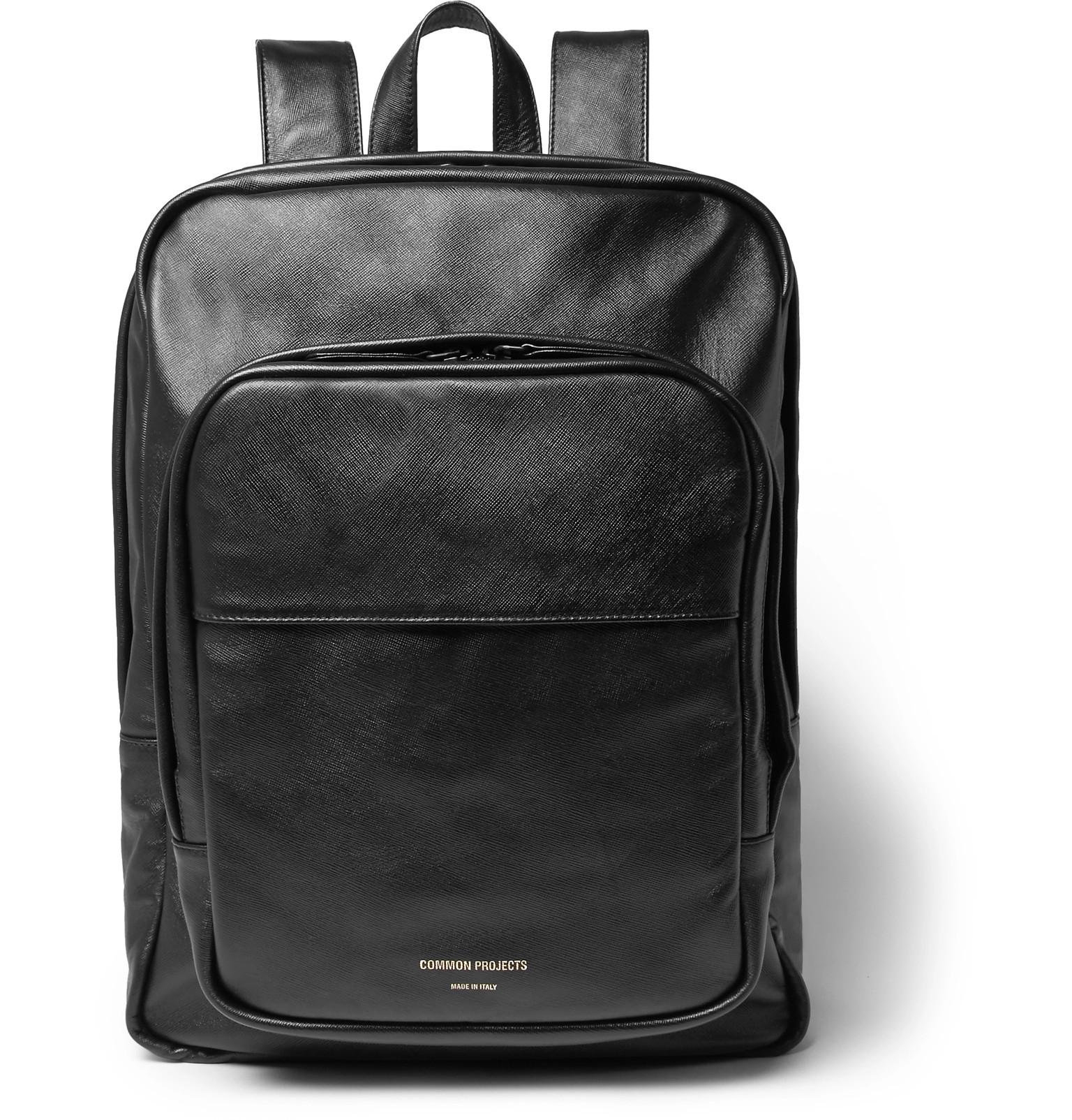 common projects leather backpack