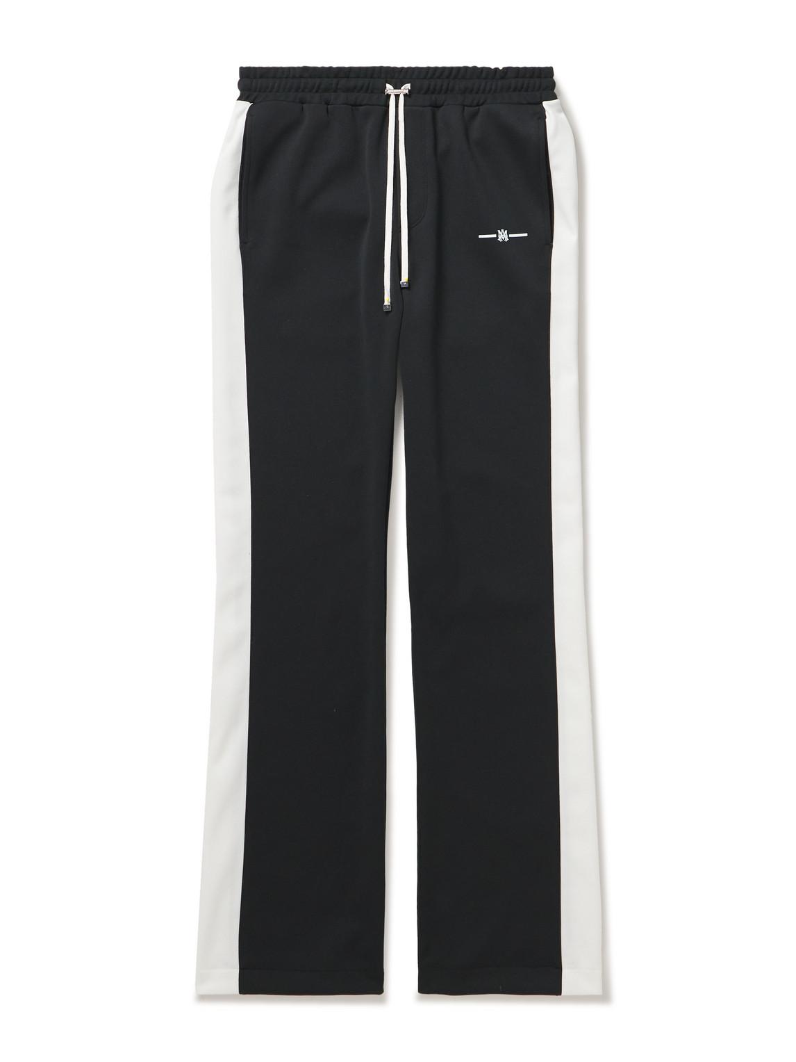 Amiri Always On Point Wideleg Stretchcotton Jersey Track Pants in
