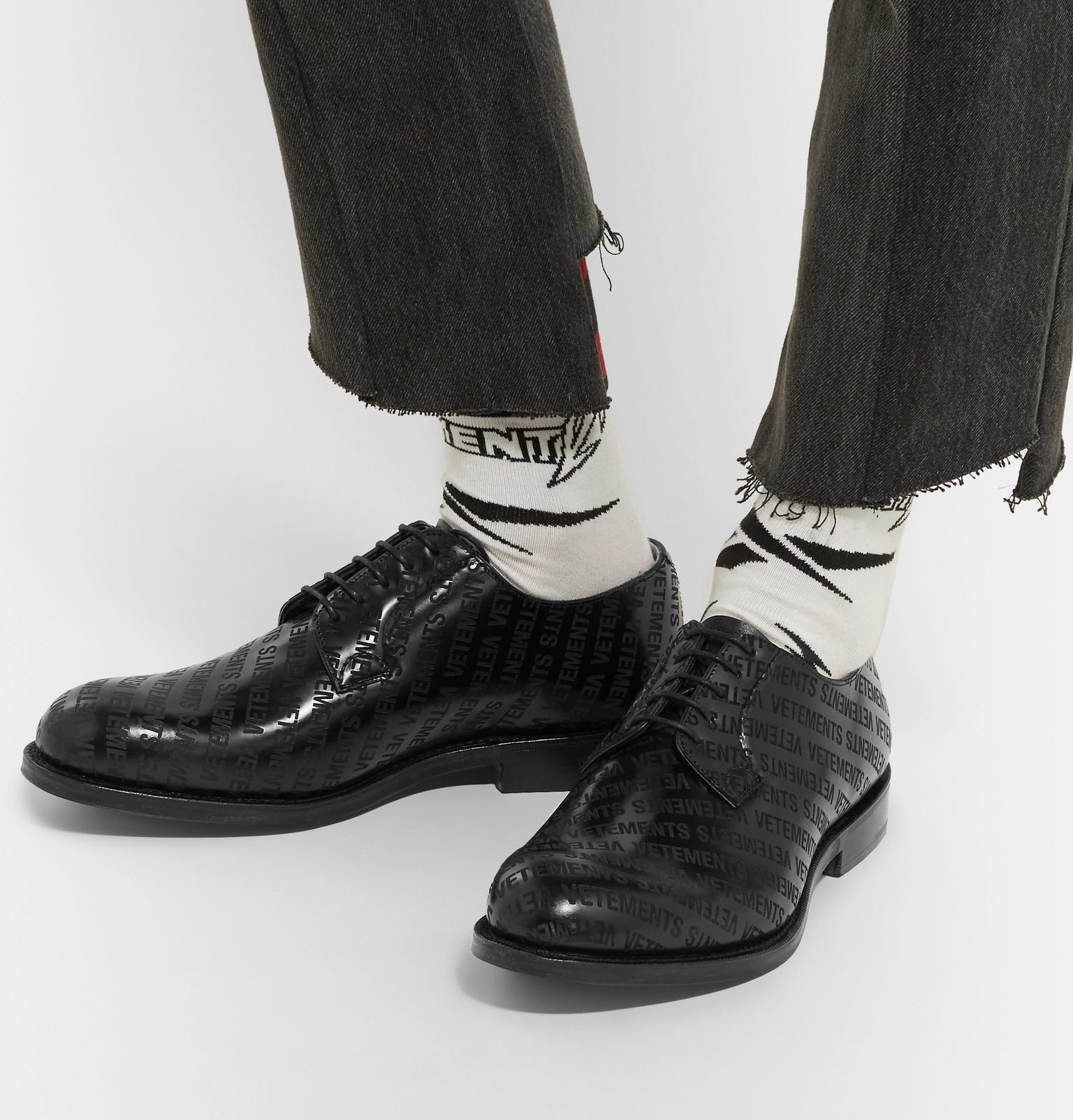 vetements derby shoes